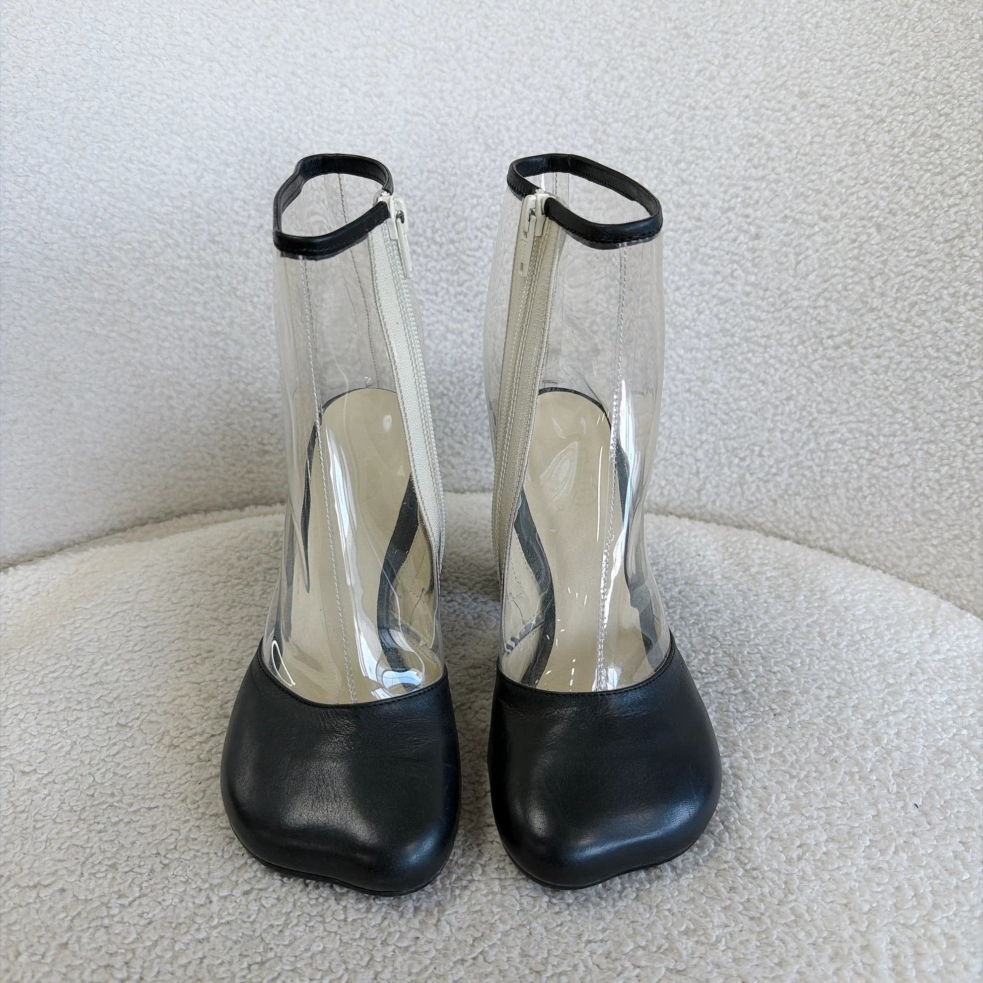 MM6 mm6 Maison Margiela Clear Heeled Ankle Boots 37 Size US 6.5 / IT 36.5 - 2 Thumbnail