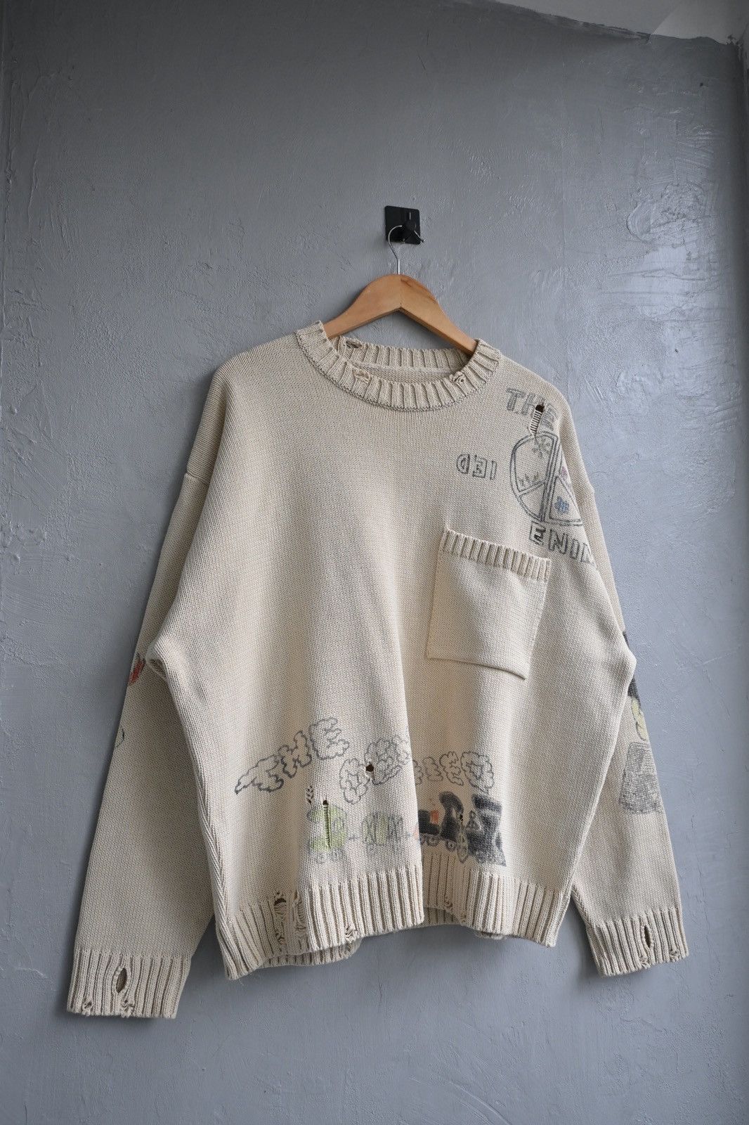 Kapital Kountry Kapital kountry 5G cotton knit crew neck Size US M / EU 48-50 / 2 - 6 Thumbnail