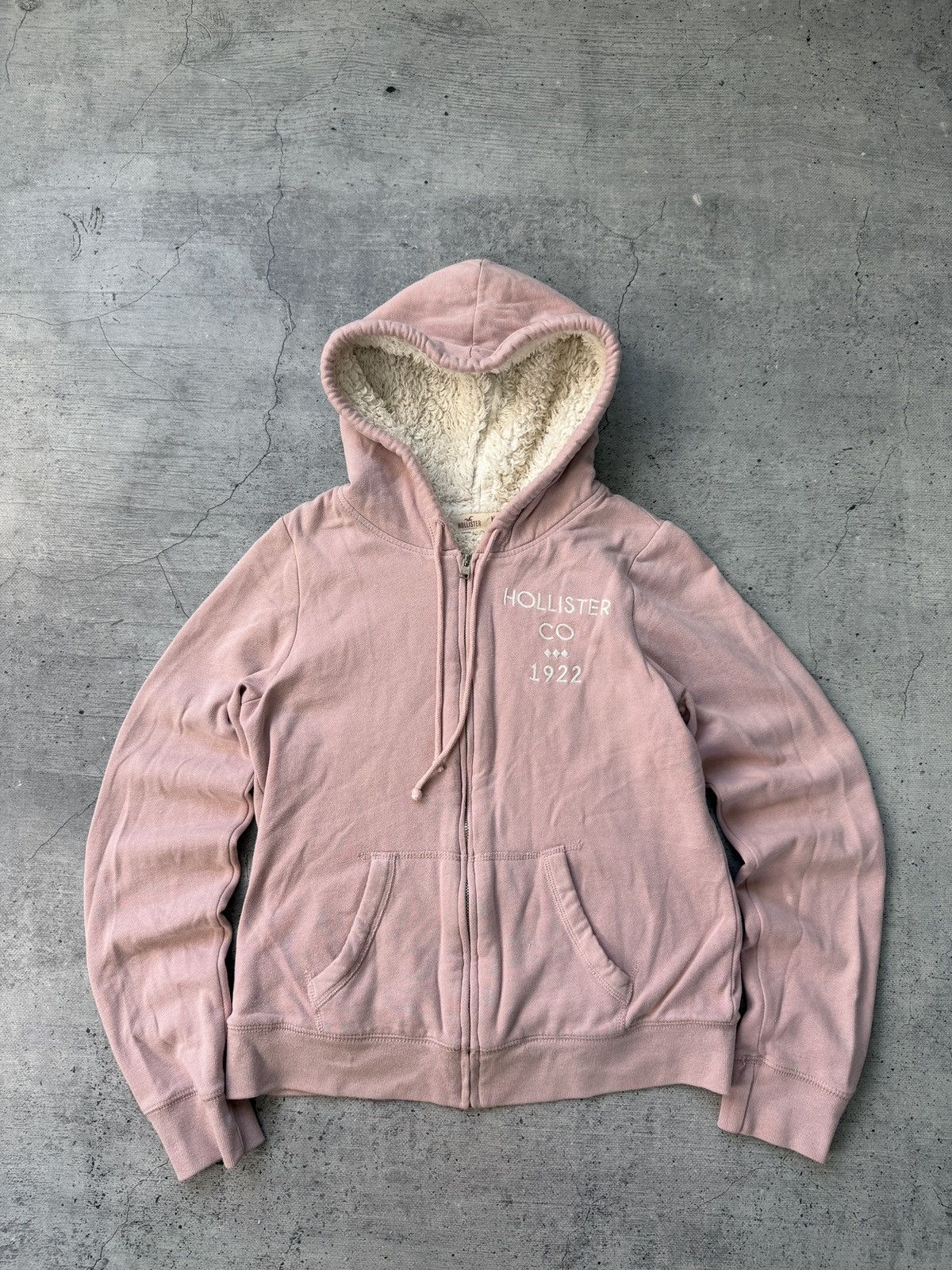 Hollister Vintage Y2K Hollister Fur Hoodie Zip Sherpa | Grailed