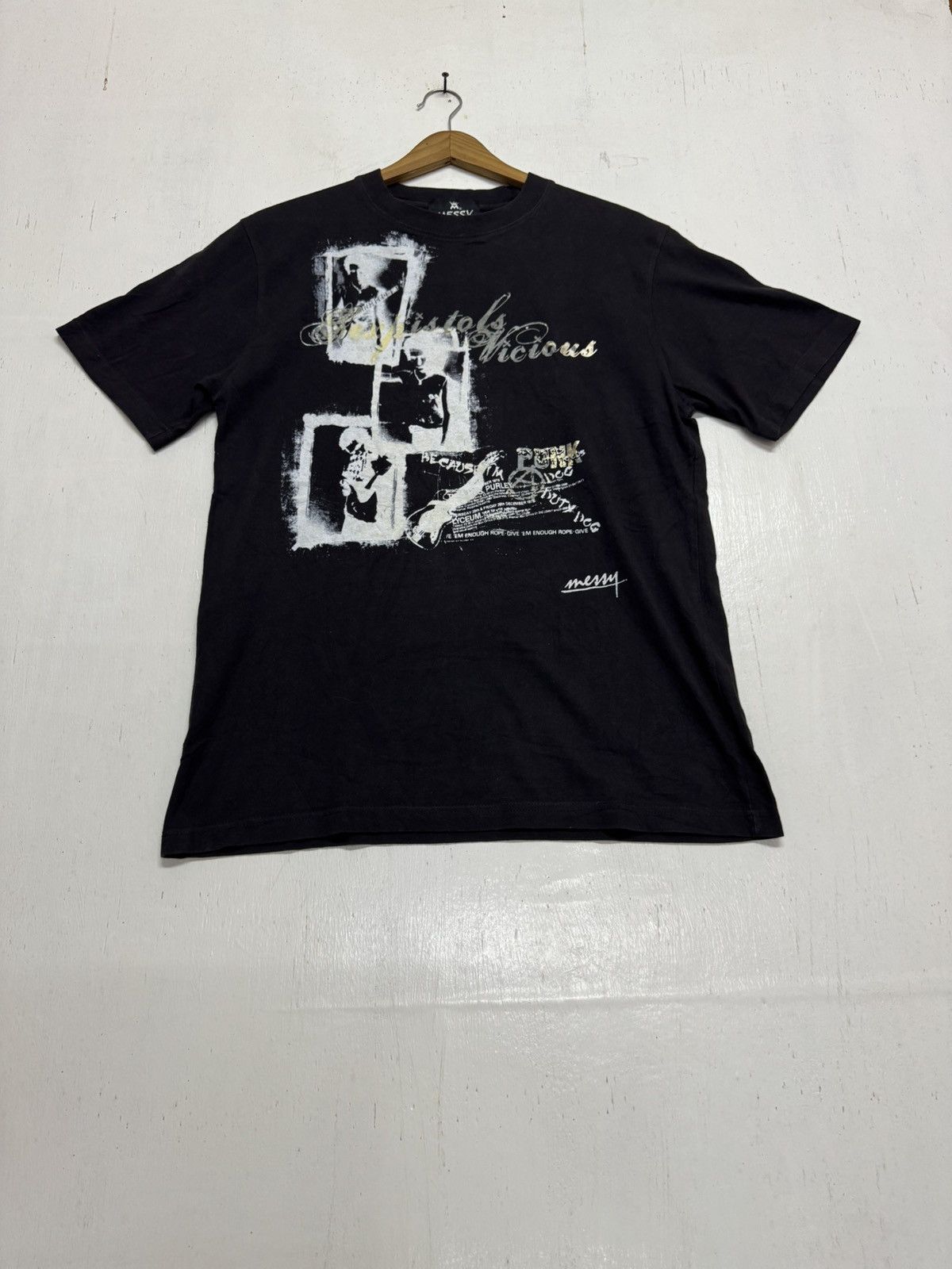 Band Tees × Vintage Sex pistol vicious X messy black Size US L / EU 52-54 / 3 - 1 Thumbnail