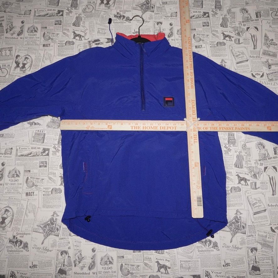 Fila Large - Vintage Y2K Fila 1/2 zip essential light windbreaker Size US L / EU 52-54 / 3 - 4 Thumbnail