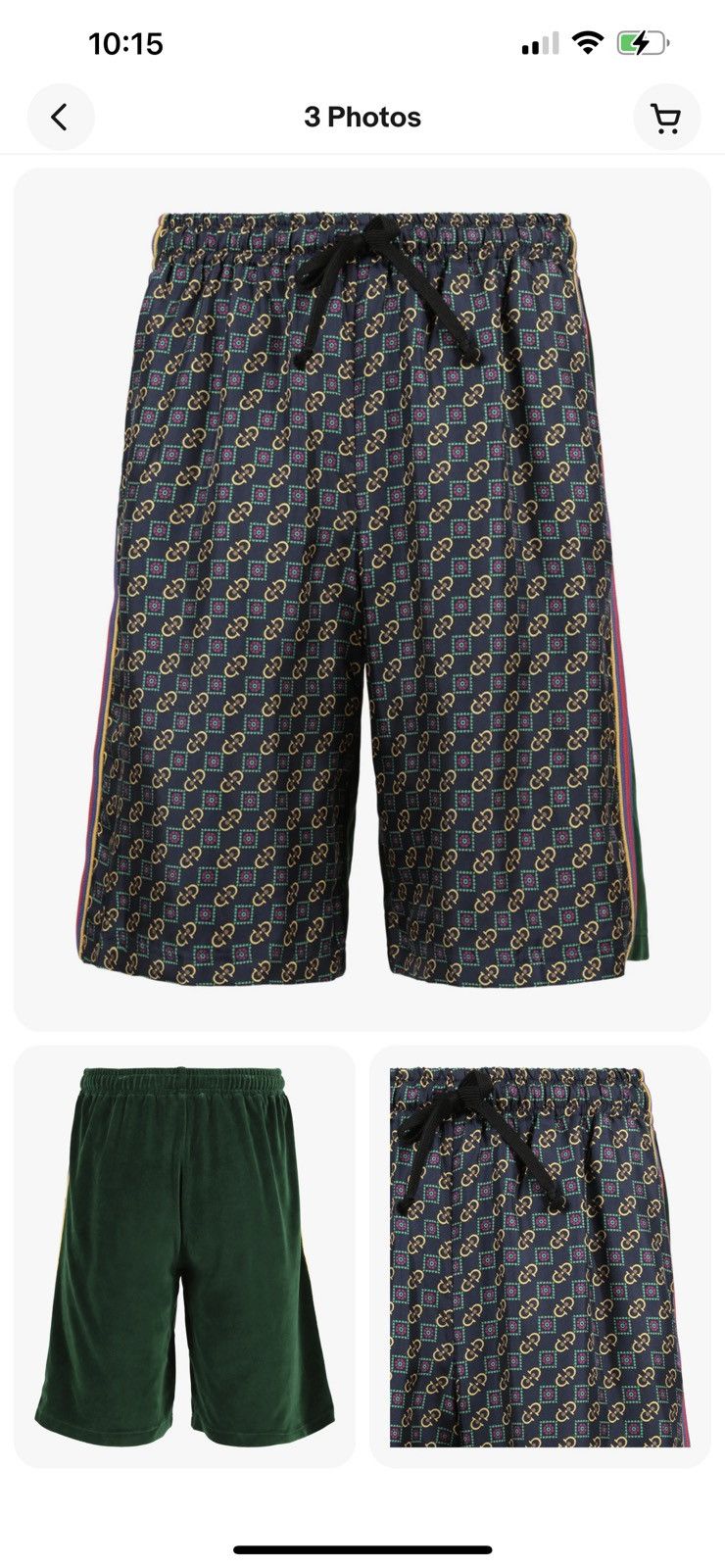 Gucci Gucci mens shorts. 28/S. $2100 Size US 28 / EU 44 - 1 Thumbnail
