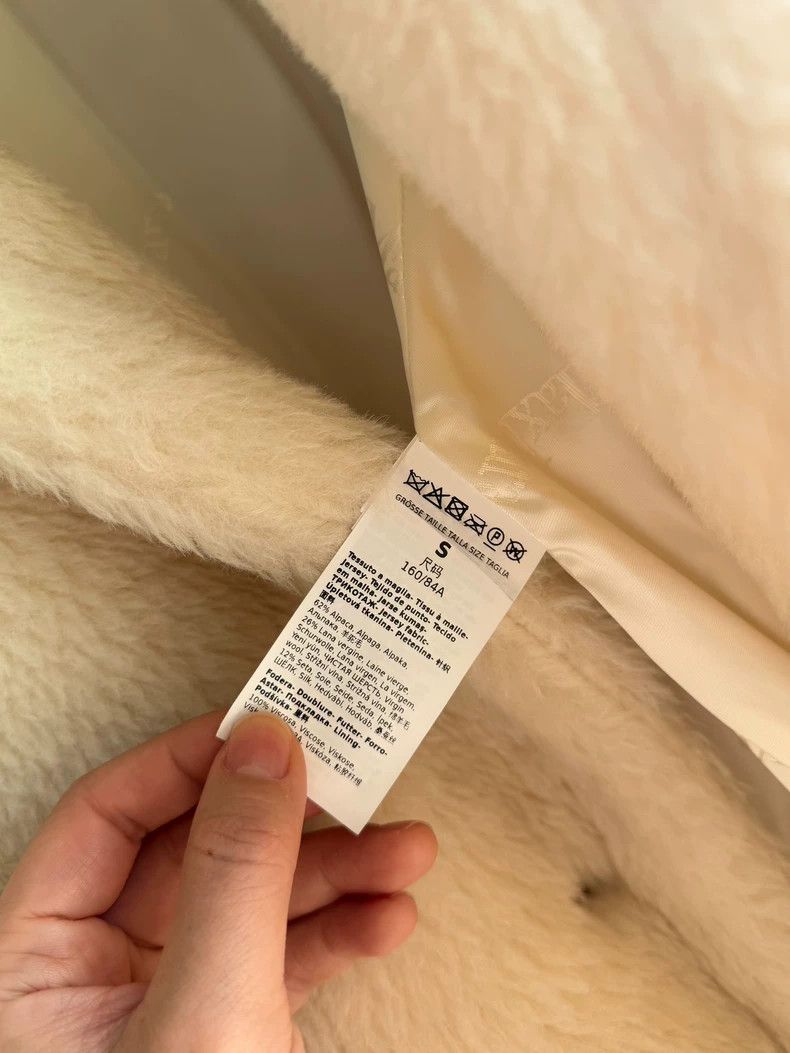 Max Mara Max Mara White teddy bear Size S / US 4 / IT 40 - 6 Thumbnail
