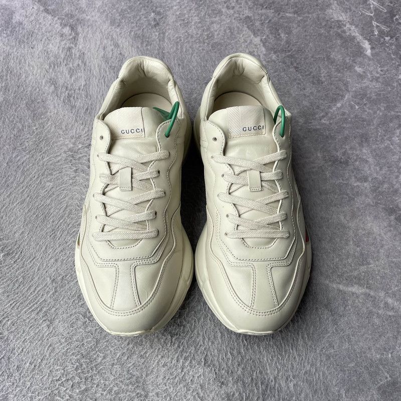 Gucci Gucci Rhyton Logo Low-Top Sneaker for Men - Size US 8 / EU 41 - 2 Thumbnail