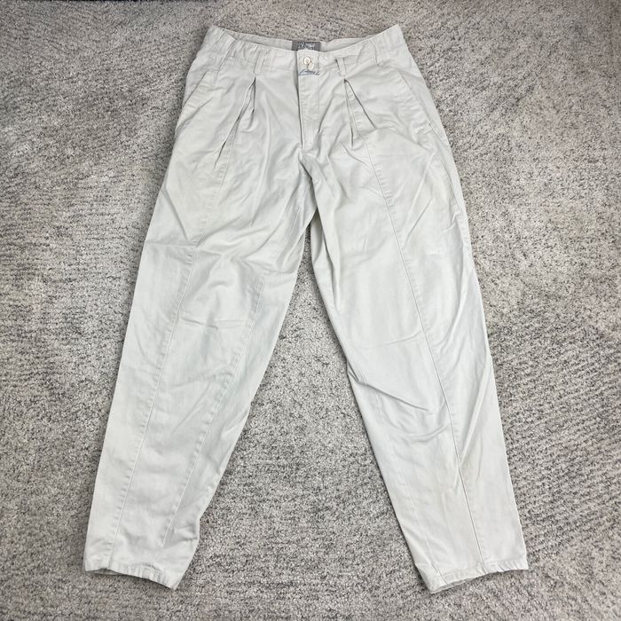 Vintage VTG Girbaud Pants Men 32 31x32 Pleated Baggy *STAINS* Talon Zip ...