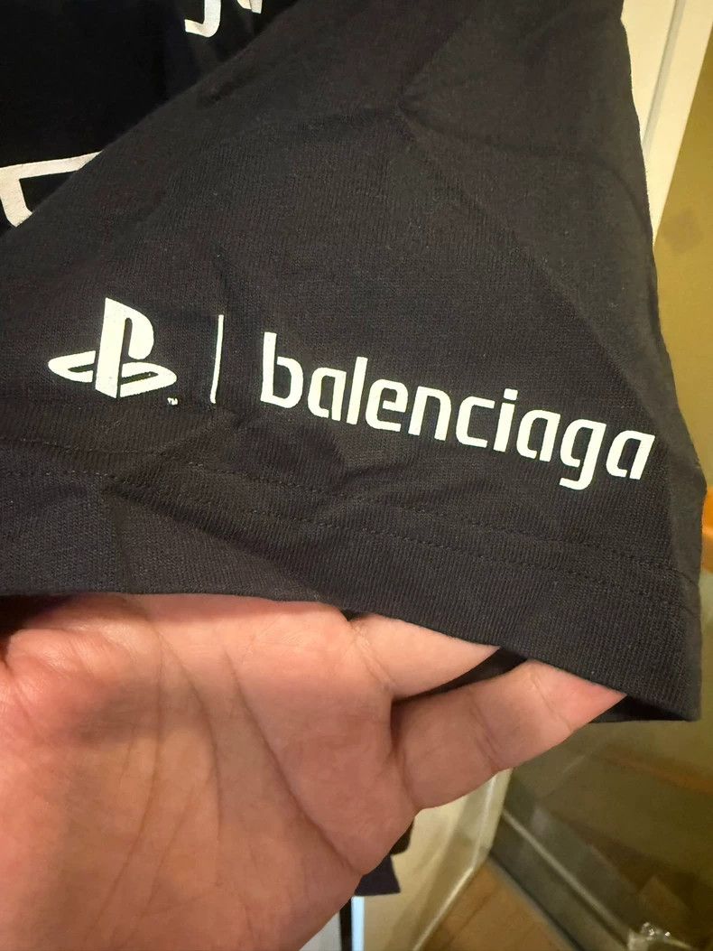 Balenciaga Balenciaga PlayStation Alphabet Short Sleeve Tee Size US XS / EU 42 / 0 - 4 Thumbnail