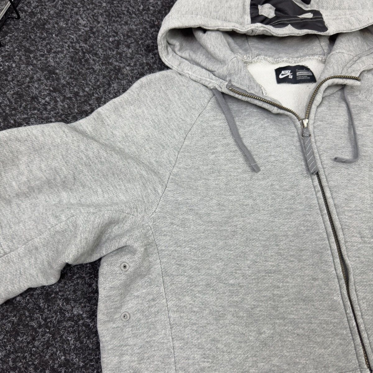 Nike × Vintage Nike Skateboard Vintage Zip Hoodie Y2k Style Size US M / EU 48-50 / 2 - 11 Thumbnail