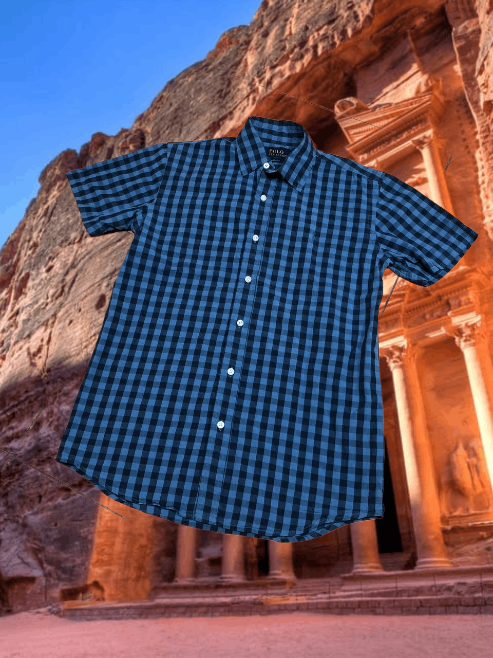 Polo Ralph Lauren print shirt Vintage Y2K Polo Ralph Lauren classic fit Size US S / EU 44-46 / 1 - 1 Thumbnail