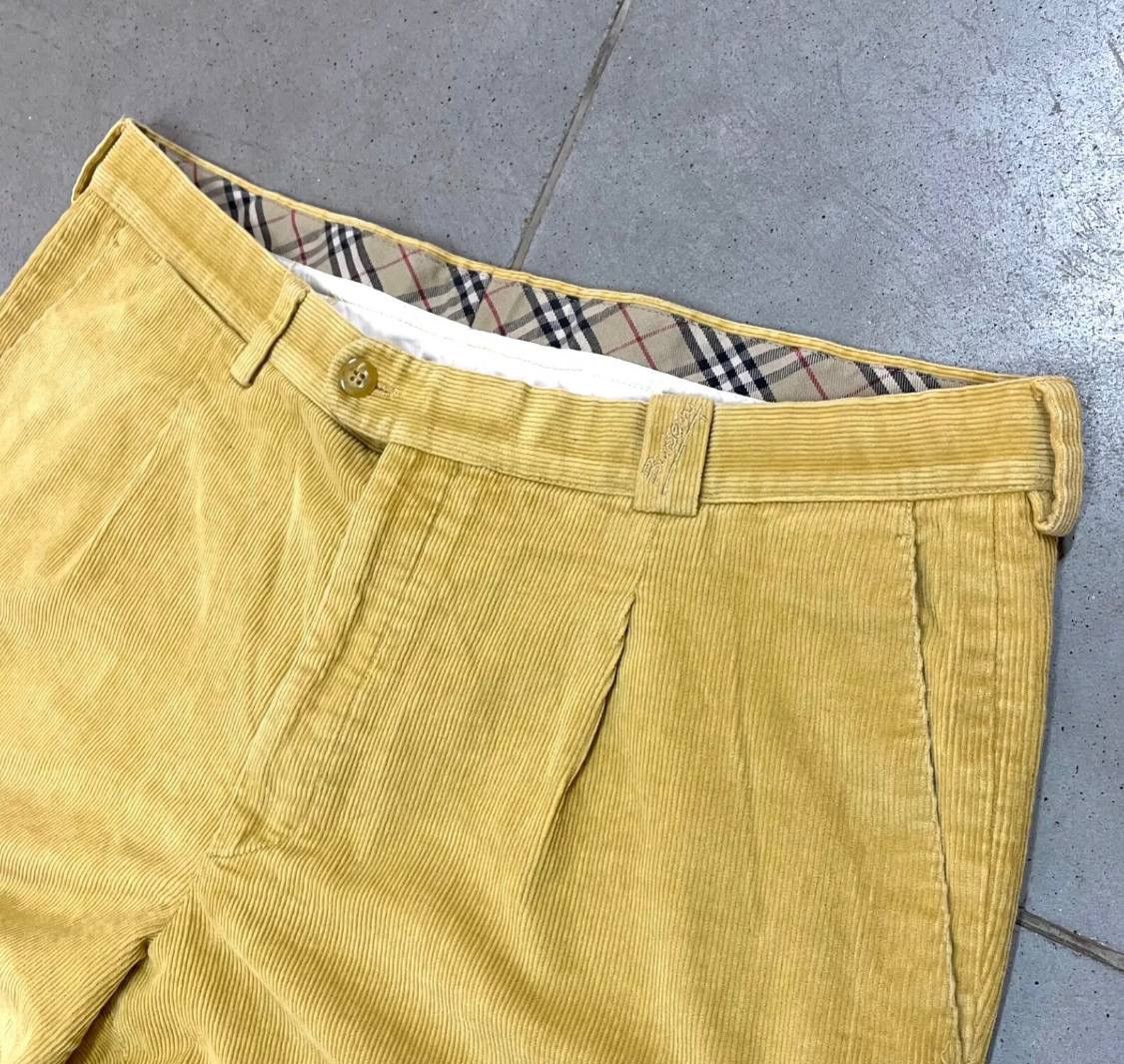 Burberry Corduroy Vintage Burberry Pants Cropped Nova Check Design Size US 32 / EU 48 - 3 Thumbnail