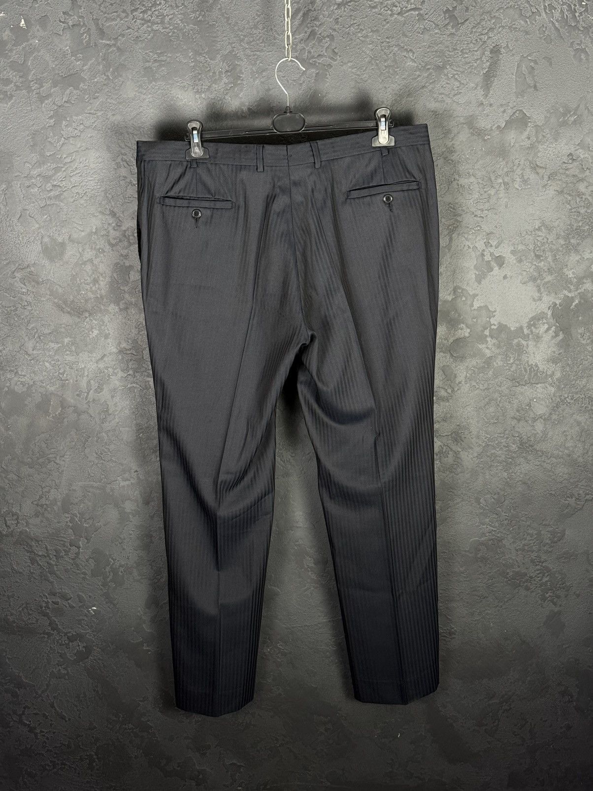 Versace Versace Collection Classic Pinstripe Wool-Silk Suit / EU 58 Size 46R - 14 Thumbnail