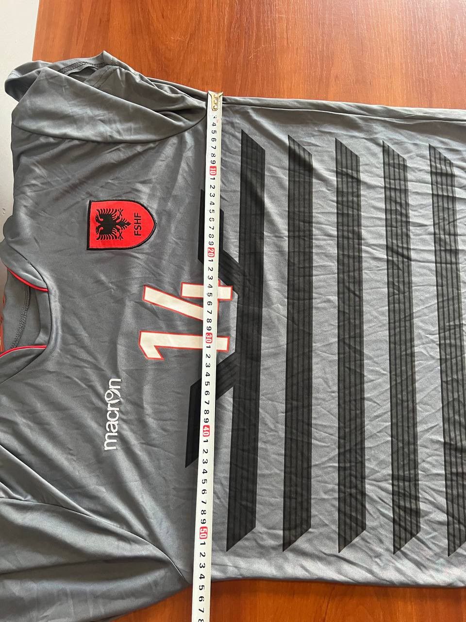Macron 2016/17 ALBANIA TEAM #14 XHAKA THIRD SOCCER JERSEY SHIRT XL Size US XL / EU 56 / 4 - 10 Thumbnail