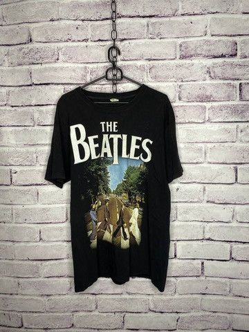 Band Tees MENS T-shirt Vintage Y2K the Beatles Abbey Roads STREETWEAR Size US XL / EU 56 / 4 - 1 Thumbnail