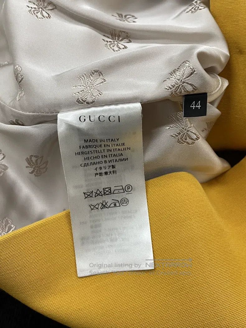 Gucci Gucci Yellow pearl button jacket Size M / US 6-8 / IT 42-44 - 5 Thumbnail