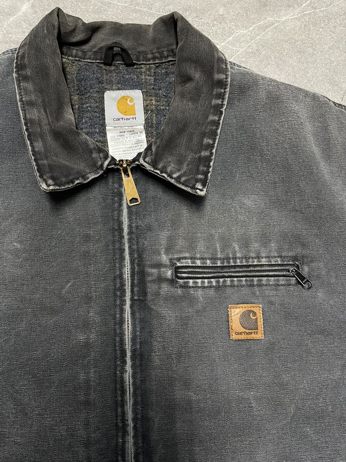 Carhartt Vintage Carhartt Detroit Jacket J97 - Petrol (PTL) Size US XXL / EU 58 / 5 - 2 Thumbnail