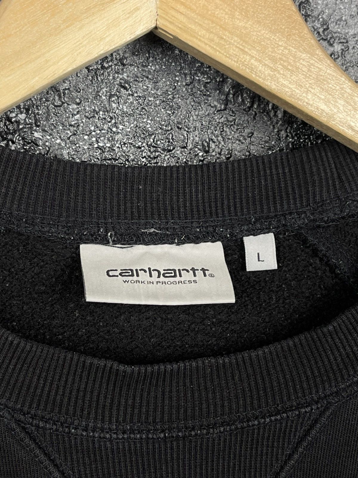 Carhartt Carhartt WIP Chase Sweat Black Basic Sweatshirt Men’s Size L Size US L / EU 52-54 / 3 - 8 Thumbnail