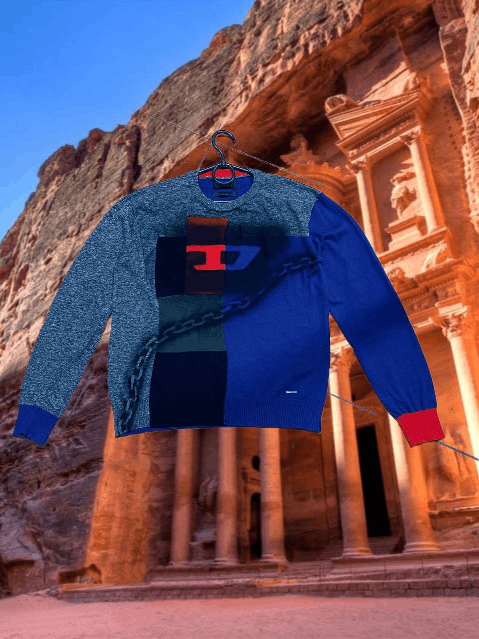 Diesel Vintage Sweaters Diesel big logo Y2K streetwear Size US S / EU 44-46 / 1 - 1 Thumbnail