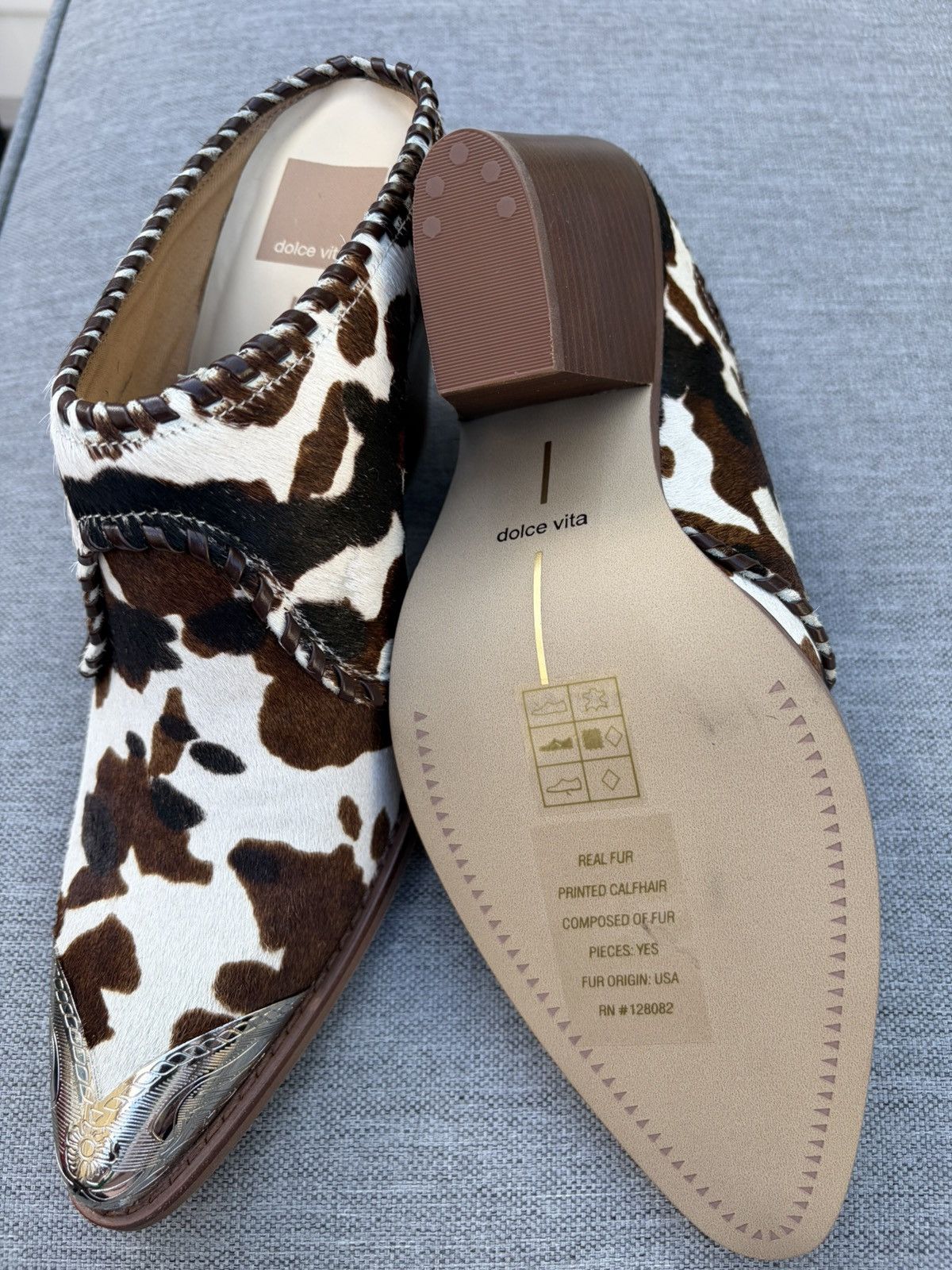 Dolce Vita Dolce Vita Jolyn Ankle Boots Cow Print Calf Hair Size US 9 / IT 39 - 5 Thumbnail
