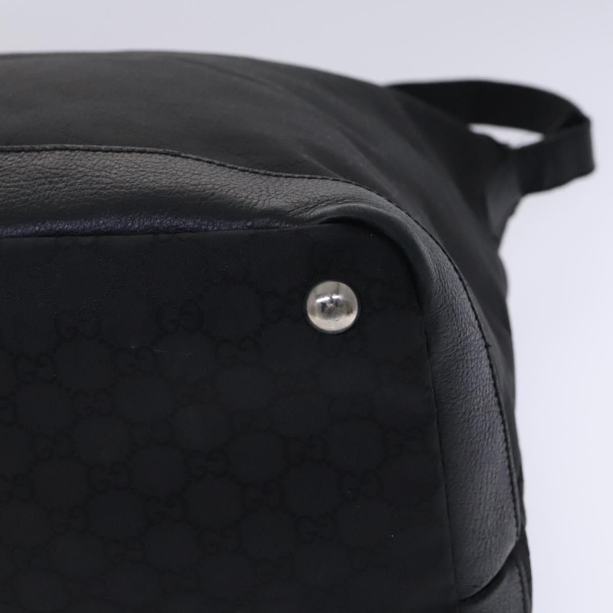 Gucci GUCCI GG Canvas Shoulder Bag Nylon Black Silver Size ONE SIZE - 10 Thumbnail