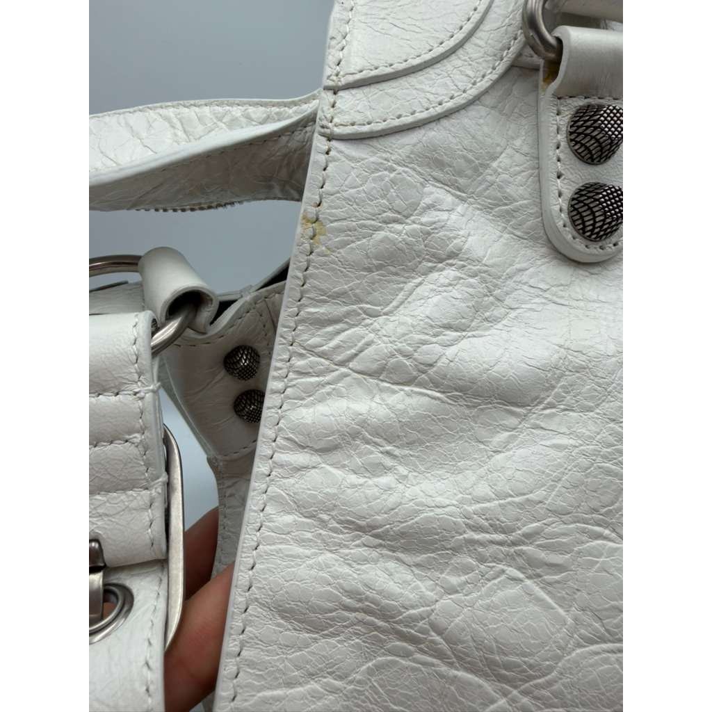 Balenciaga CC31 Size: OS / City Shoulder Bag in White Size ONE SIZE - 10 Thumbnail