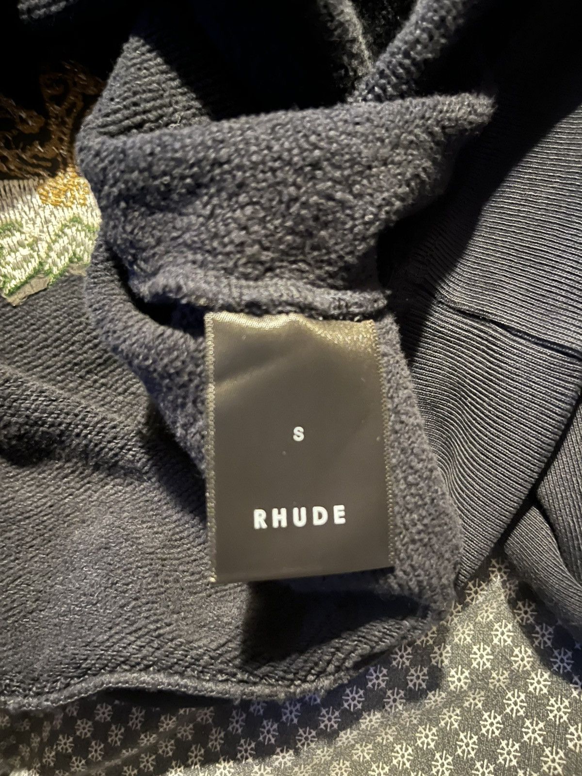 Rhude WOODLAND HILLS SKI HOODIE VINTAGE BLACK Size US S / EU 44-46 / 1 - 4 Thumbnail