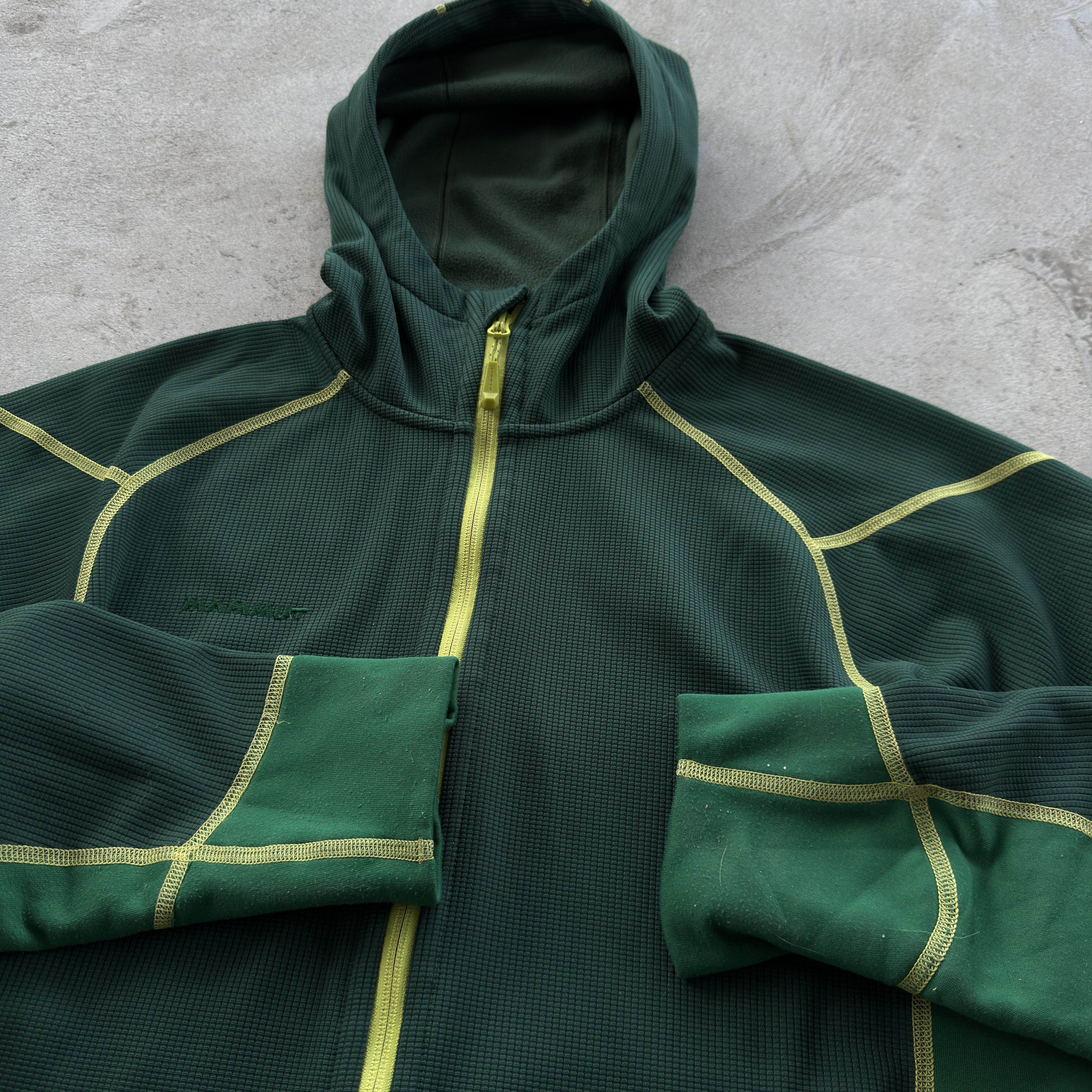Mammut Mammut Gorpcore Full Zip Hooded Jacket Green Large Size US L / EU 52-54 / 3 - 4 Thumbnail