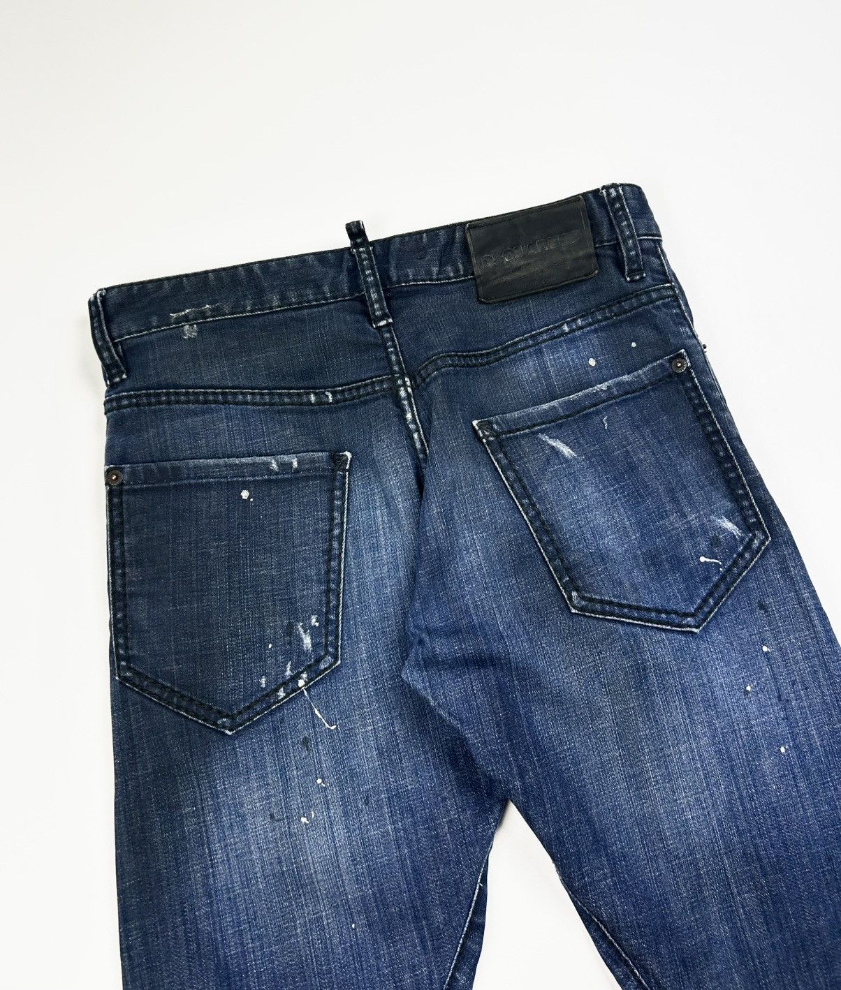 Dsquared2 Luxury Dsquared2 Navy Washed Jeans Made In Italy Size US 29 - 8 Thumbnail