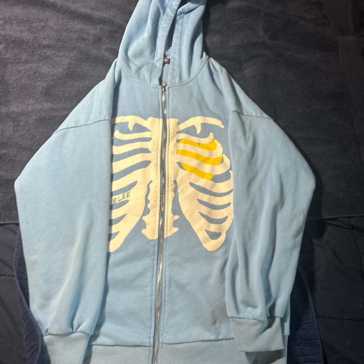 Other Blue Heart Rib Cage Hoodie-Jacket Size US M / EU 48-50 / 2 - 2 Thumbnail
