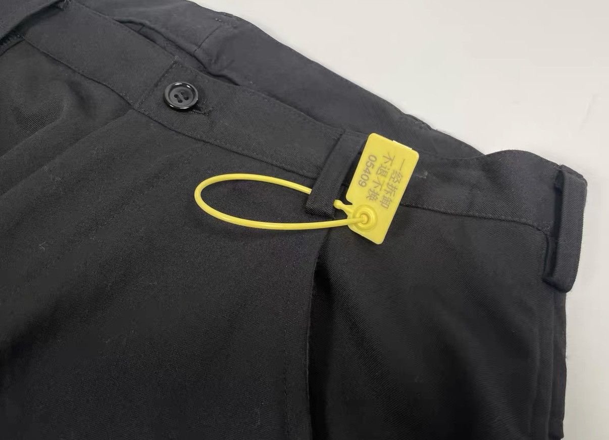 Sulvam Sulvam Wool Trousers Zip Detail Wool Suit Pants J31 Size US 34 / EU 50 - 6 Thumbnail