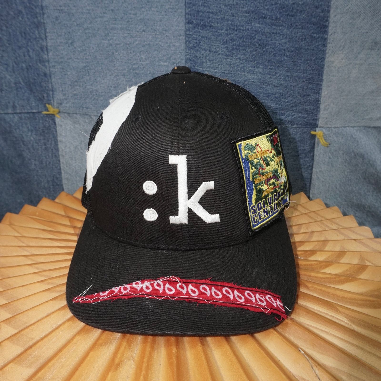 Vintage OSFA - :k cycling biking outdoors embroidered essential hat Size ONE SIZE - 1 Thumbnail