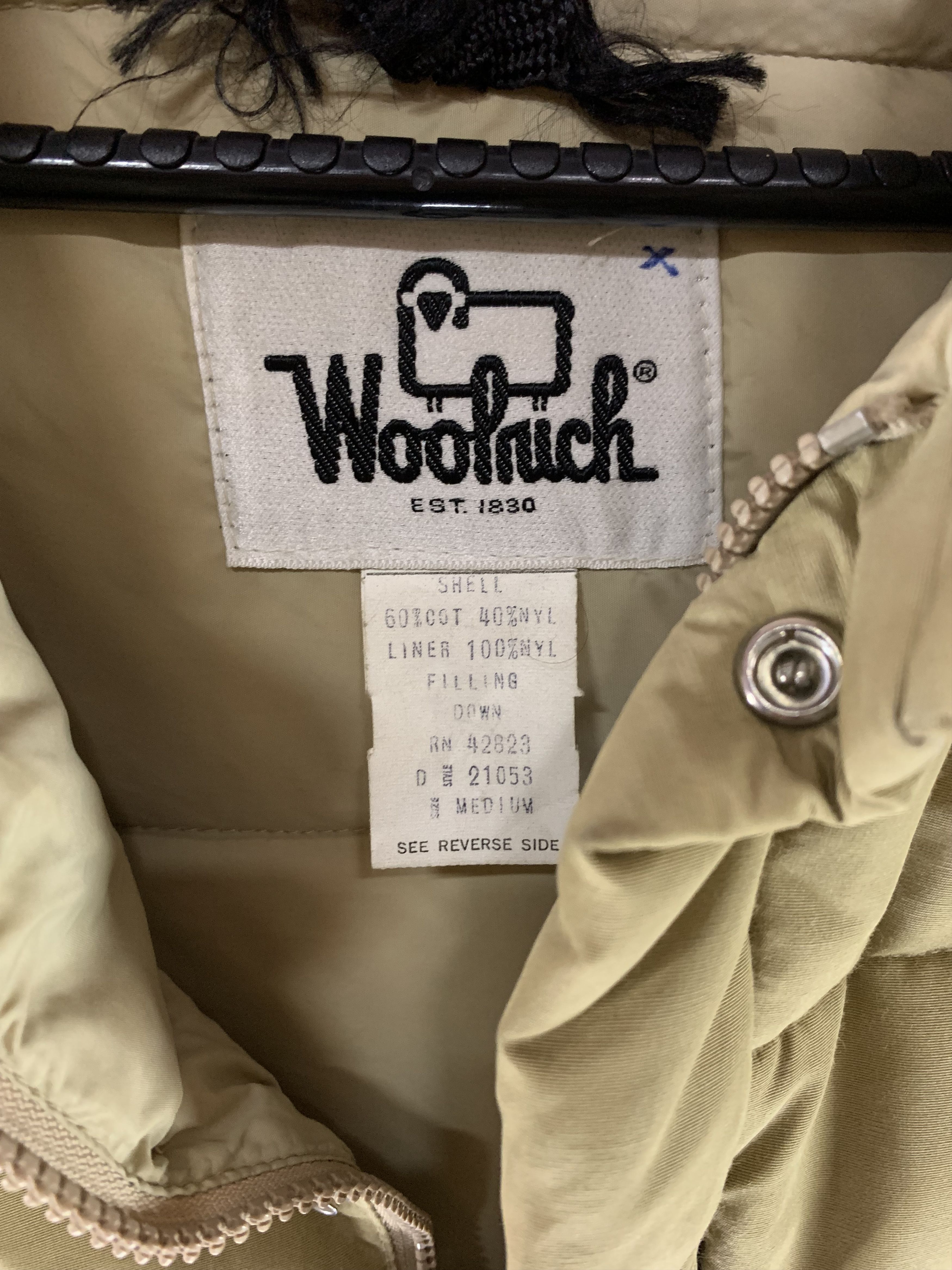 Vintage 80s Woolrich down puffer vest jacket