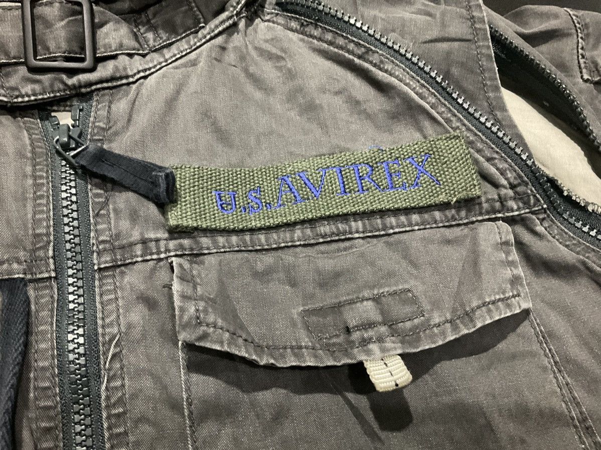 Avirex × Le Grande Bleu (L.G.B.) 🔥 Avirex Model A-75 Parachute Ultility Vest Jacket Shirt Size US L / EU 52-54 / 3 - 6 Thumbnail