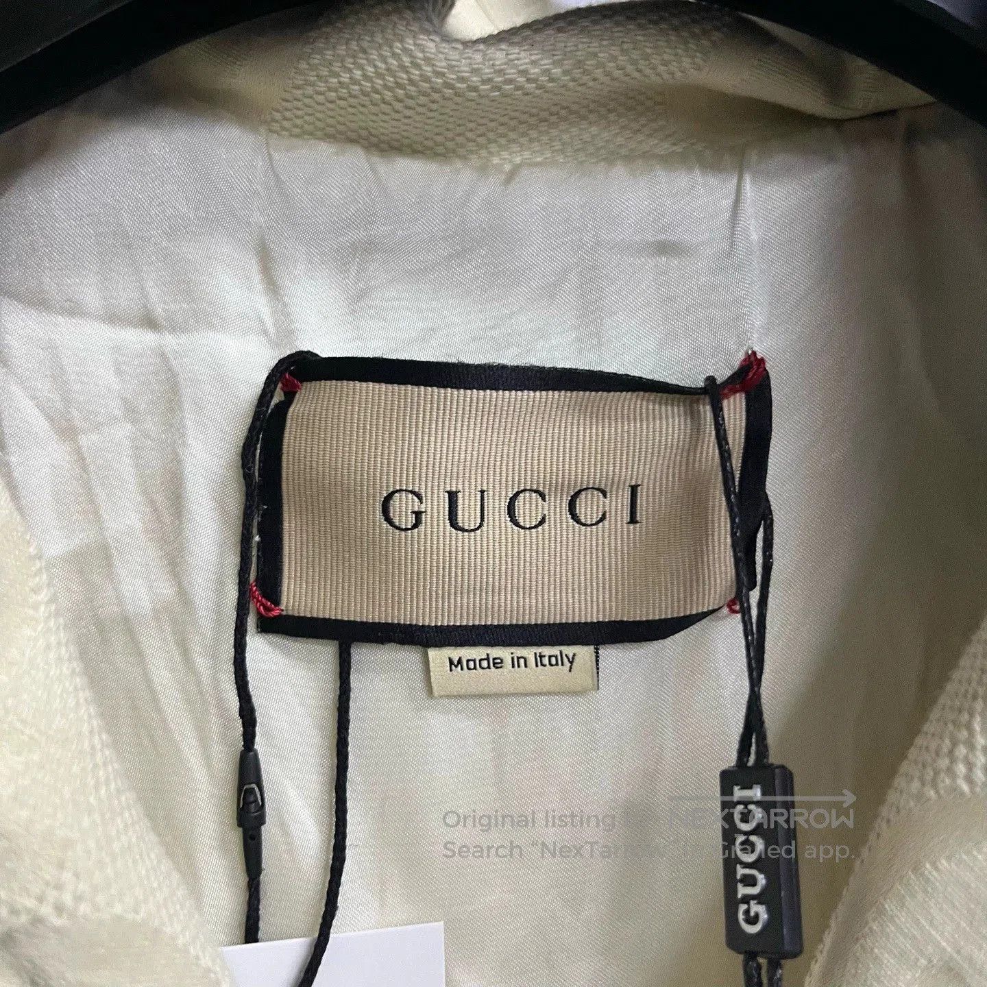 Gucci gucci white logo hooded jacket size 40. Size US XXS / EU 40 - 4 Thumbnail