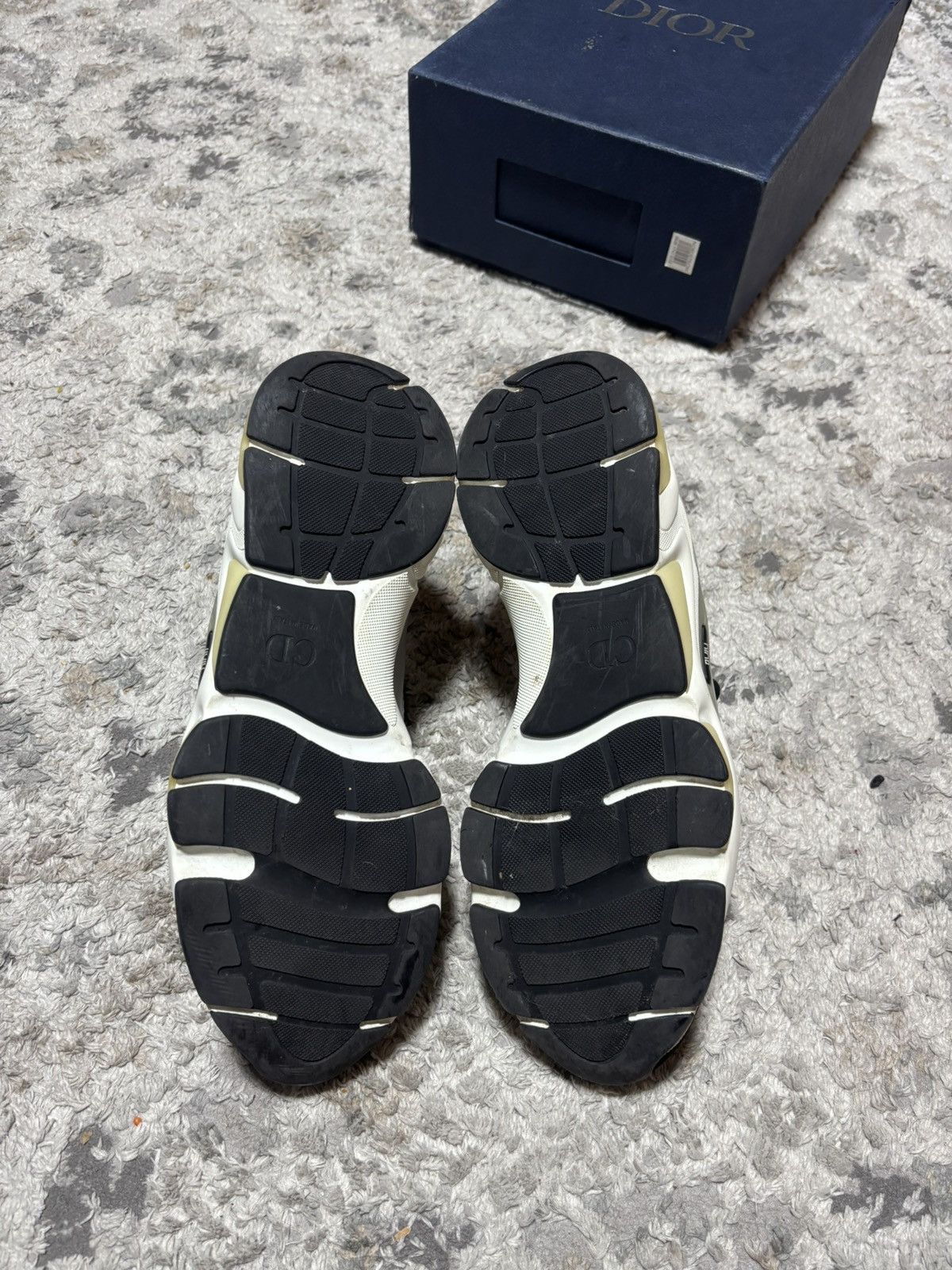 Dior Dior B22 Sneakers White Black Orange – Size EU 45 US 12 Size US 12 / EU 45 - 7 Thumbnail
