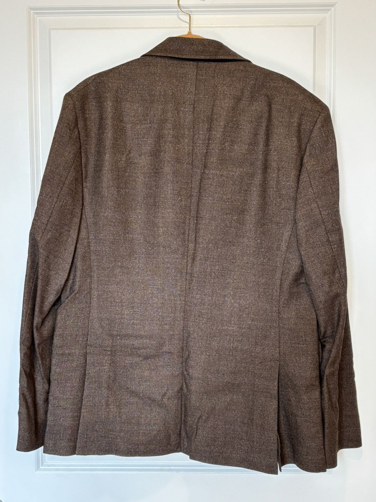John Varvatos $1298 NWT John Varvatos Rind Jacket Men's Brown 54 EU 44 US Size 44R - 4 Thumbnail