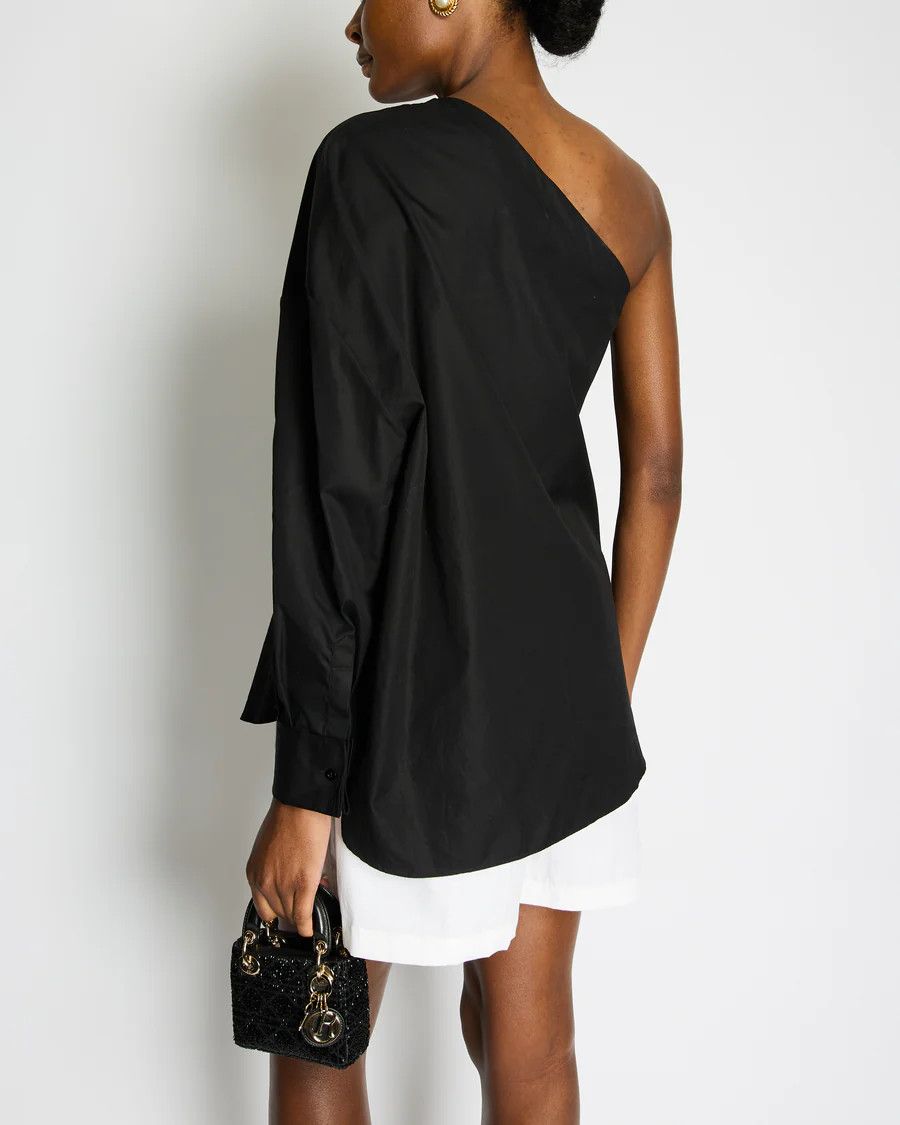 Dior o1y0825 Solid Color Shirt in Black Size M / US 6-8 / IT 42-44 - 3 Thumbnail