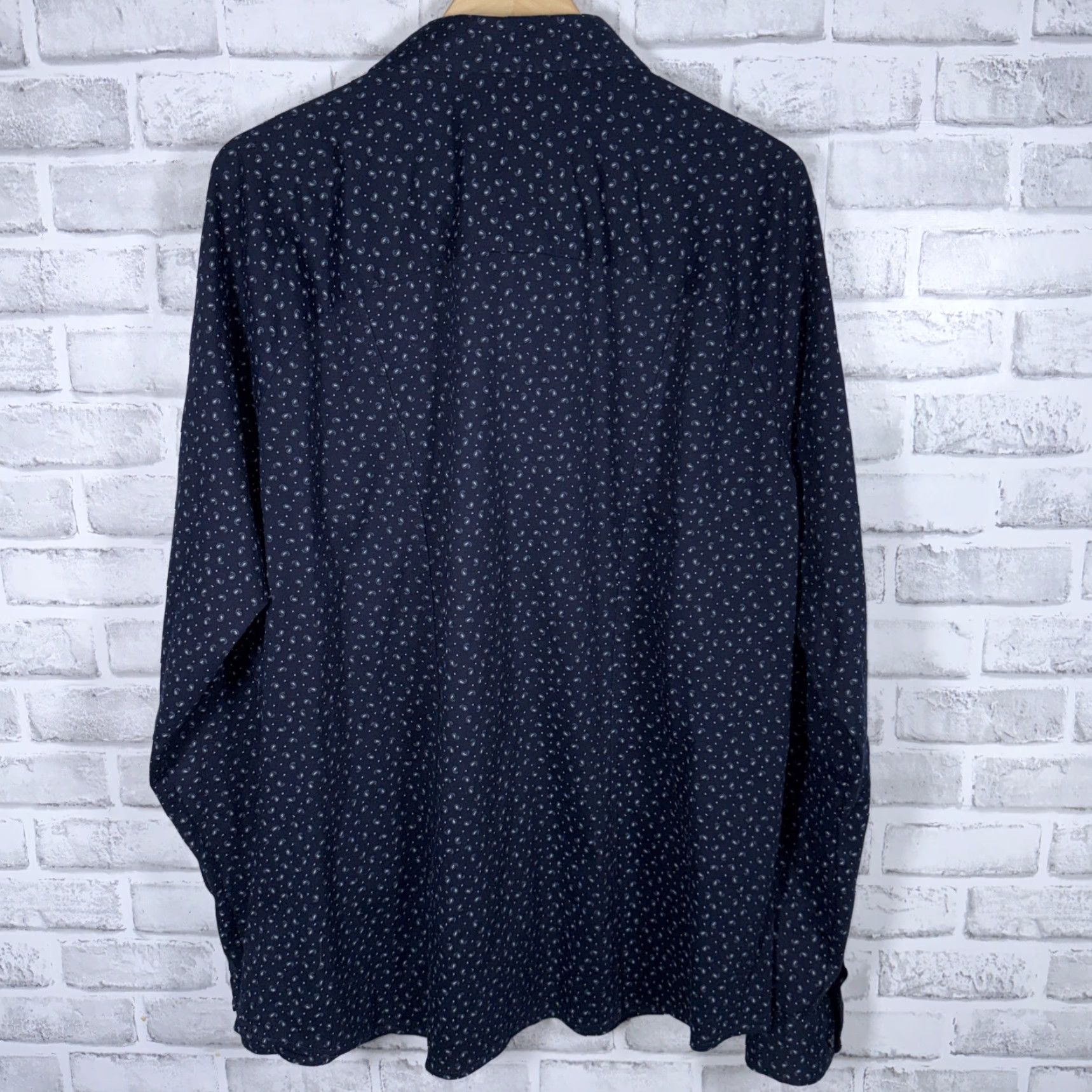 Vintage DeSoto Jersey Shirt Long Sleeve Button Up Mens Size 2XL Blue Shirt Size US XXL / EU 58 / 5 - 4 Thumbnail