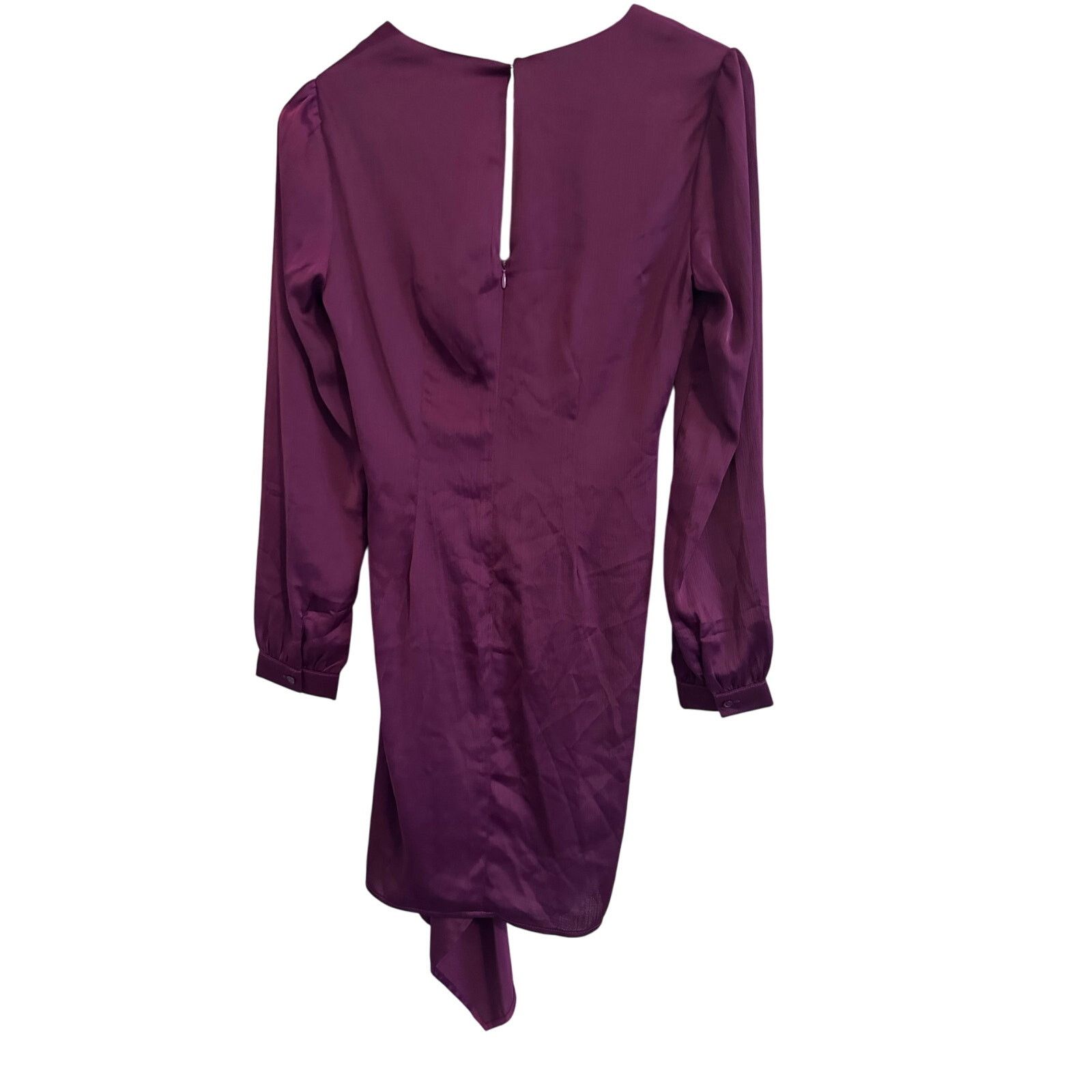 ASTR The Label ASTR Brigitte Satin Long Sleeve Dress Size Small Size S / US 4 / IT 40 - 4 Thumbnail