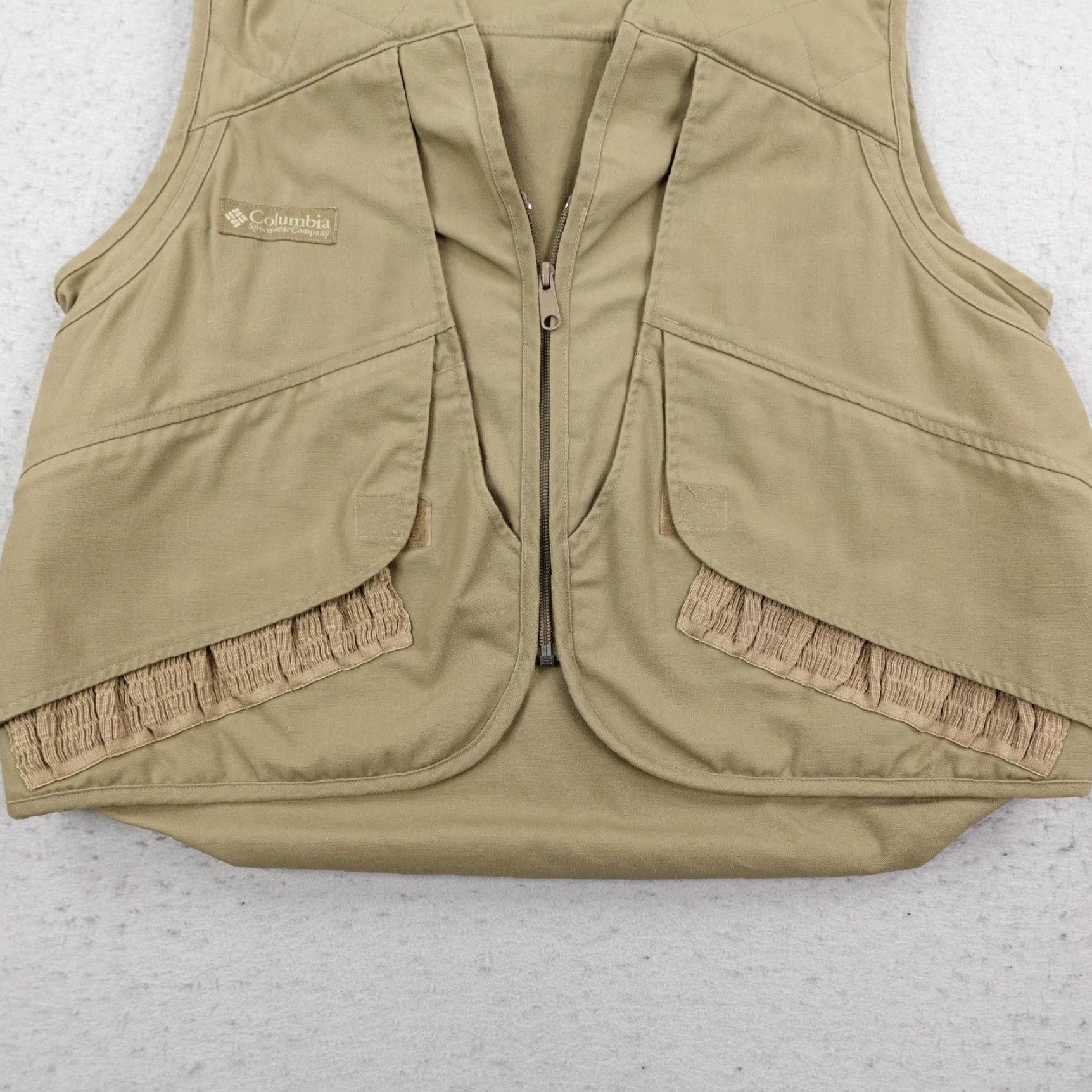 Vintage VINTAGE Columbia Vest Mens M Beige Tan Full Zip Pockets Hunting Outdoor Quilted - Mens Size US M / EU 48-50 / 2 - 3 Thumbnail