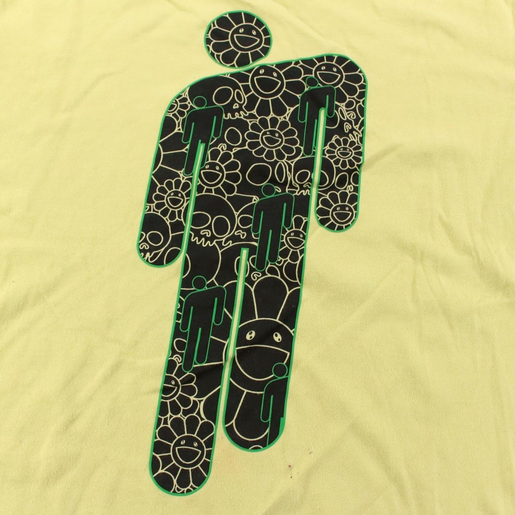 Uniqlo Uniqlo T-Shirt Billie Eilish x Takashi Murakami Art Tee MEDIUM Green Men Short Sleeve Crew Neck Cotton Graphic Tee 2020 Officially Licensed Mens Size US M / EU 48-50 / 2 - 3 Thumbnail