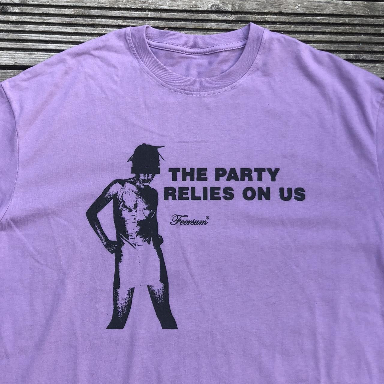 Other Purple Rave Graphic T Shirt Size US L / EU 52-54 / 3 - 2 Thumbnail