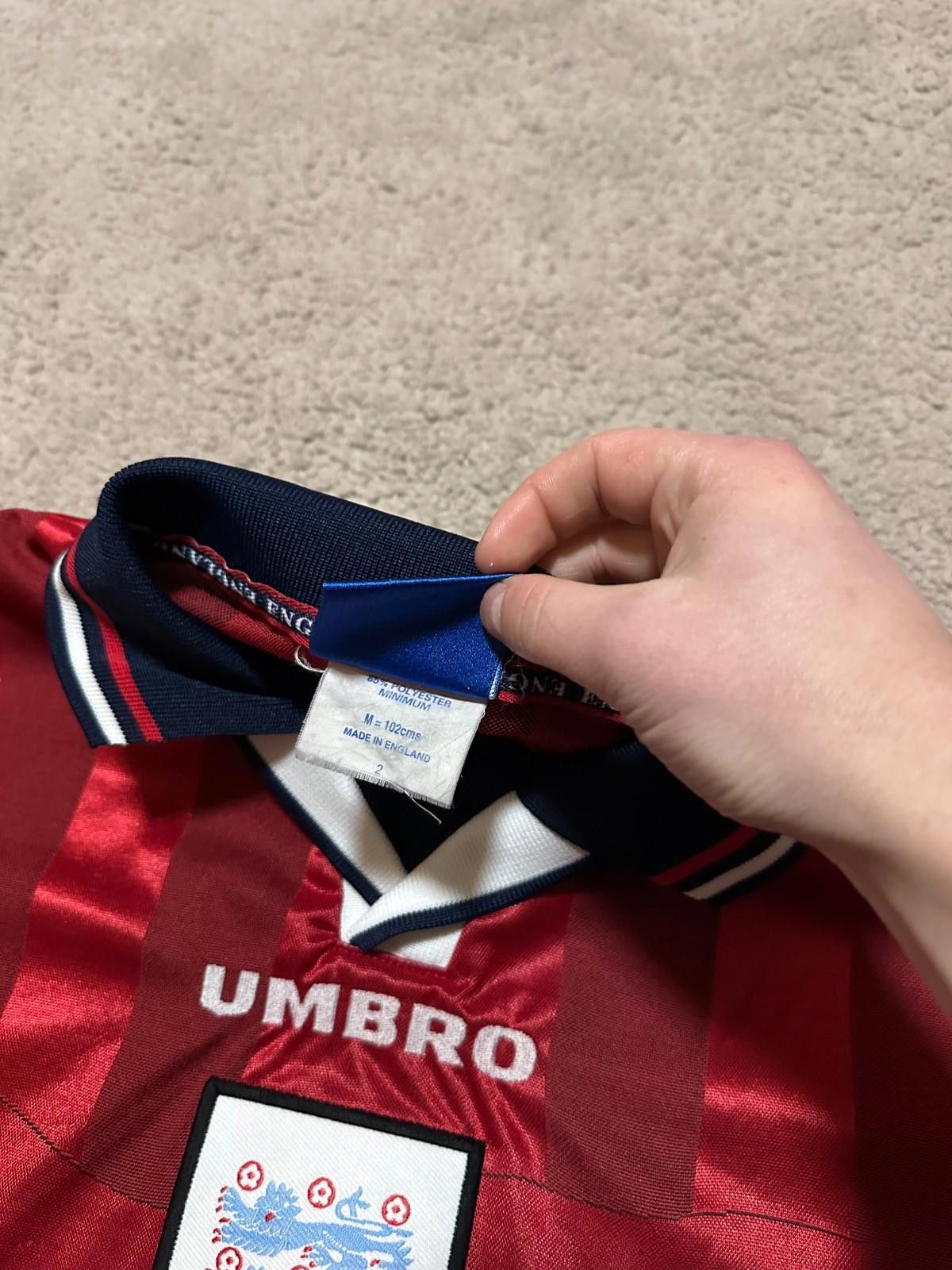 Umbro England 1997/99 Umbro Vintage Football Shirt Soccer Jersey Size US M / EU 48-50 / 2 - 6 Thumbnail
