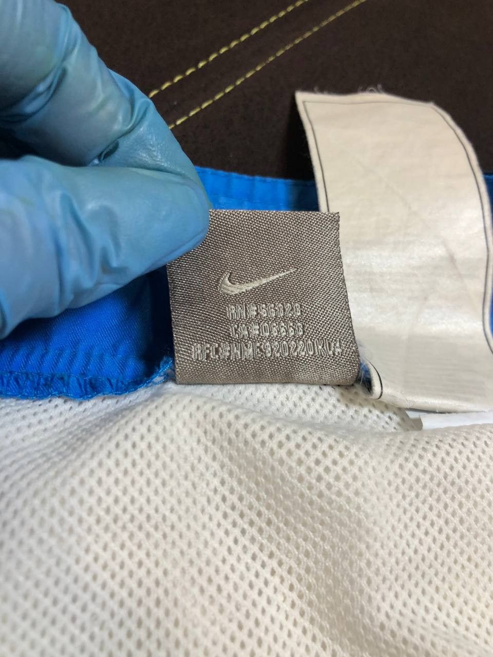 Nike NIKE Y2K Swim Trunks Navy Blue Spell Out Logo Board Shorts Size US 32 / EU 48 - 3 Thumbnail