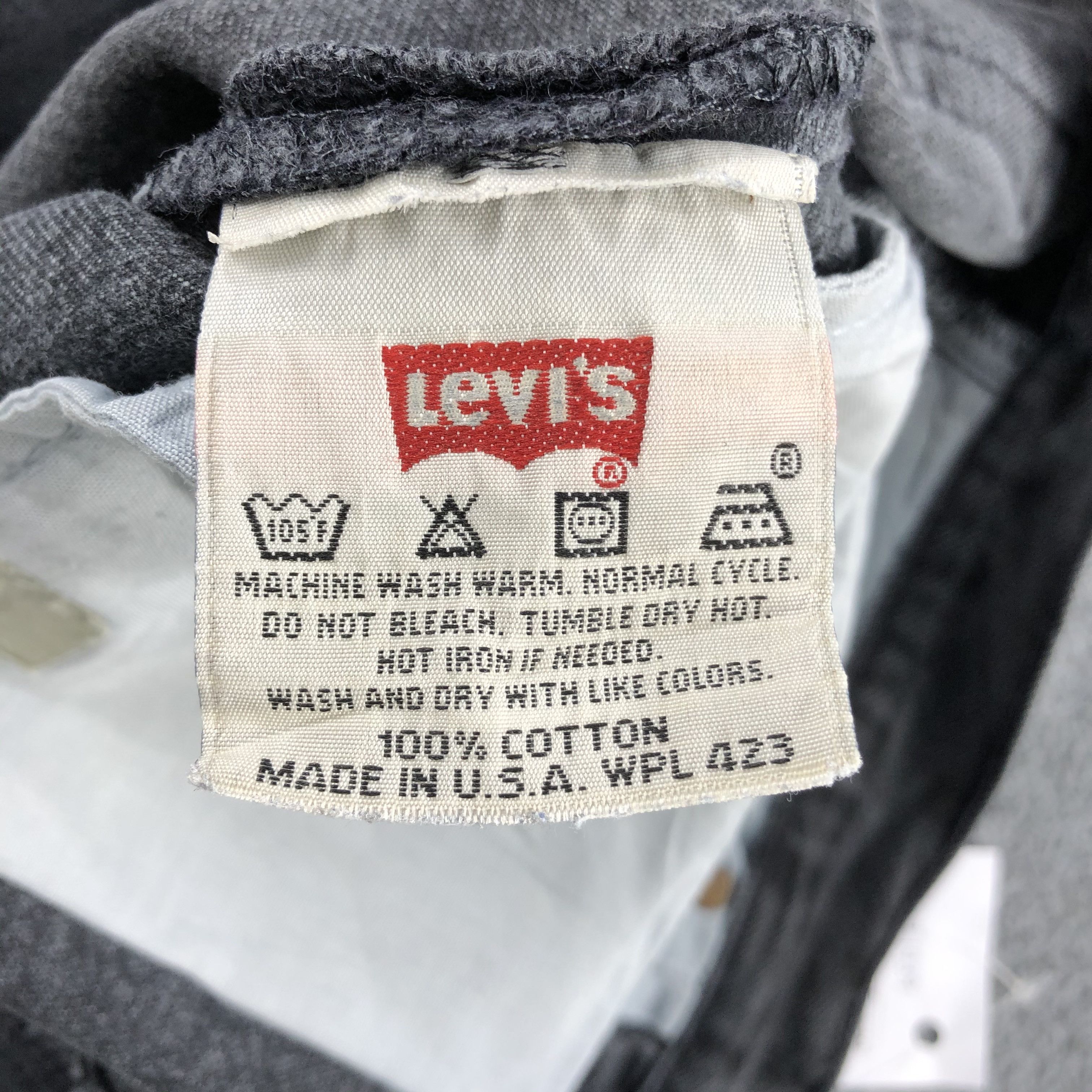 Levi's 90s Vintage Distress Levis 501 Jeans-J1439 Size US 35 - 13 Thumbnail