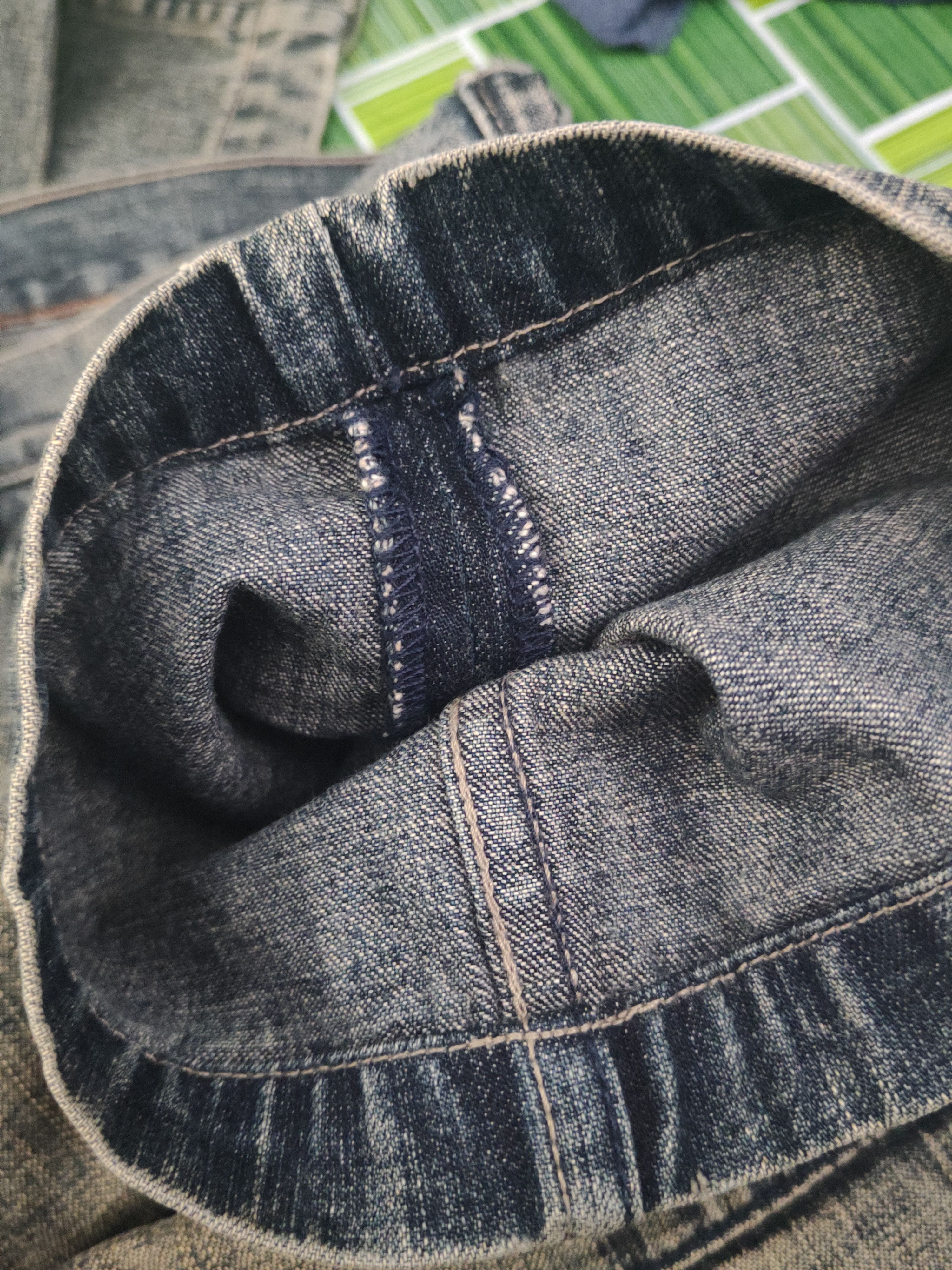 Gap DL Gap Dark Blue Distressed Ripped Jeans #1512 Size US 34 / EU 50 - 12 Thumbnail