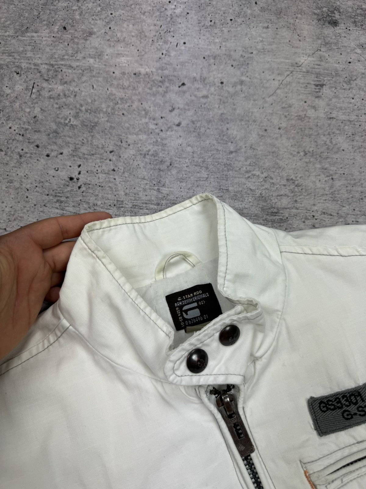 G-Star × Vintage Vintage G-Star Raw Big Back Logo 90s Y2K Style Bomber Jacket Size US M / EU 48-50 / 2 - 11 Thumbnail