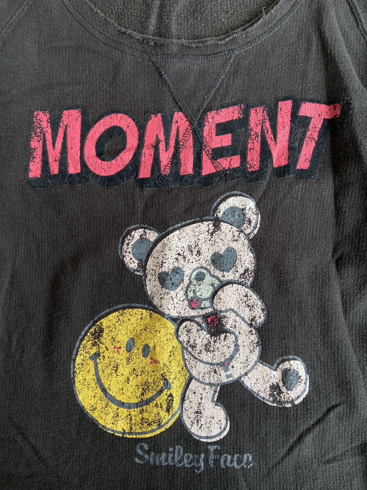 If Six Was Nine × Japanese Brand × Kapital Smiley Face "MOMENT" Sweatshirt Size US M / EU 48-50 / 2 - 2 Thumbnail