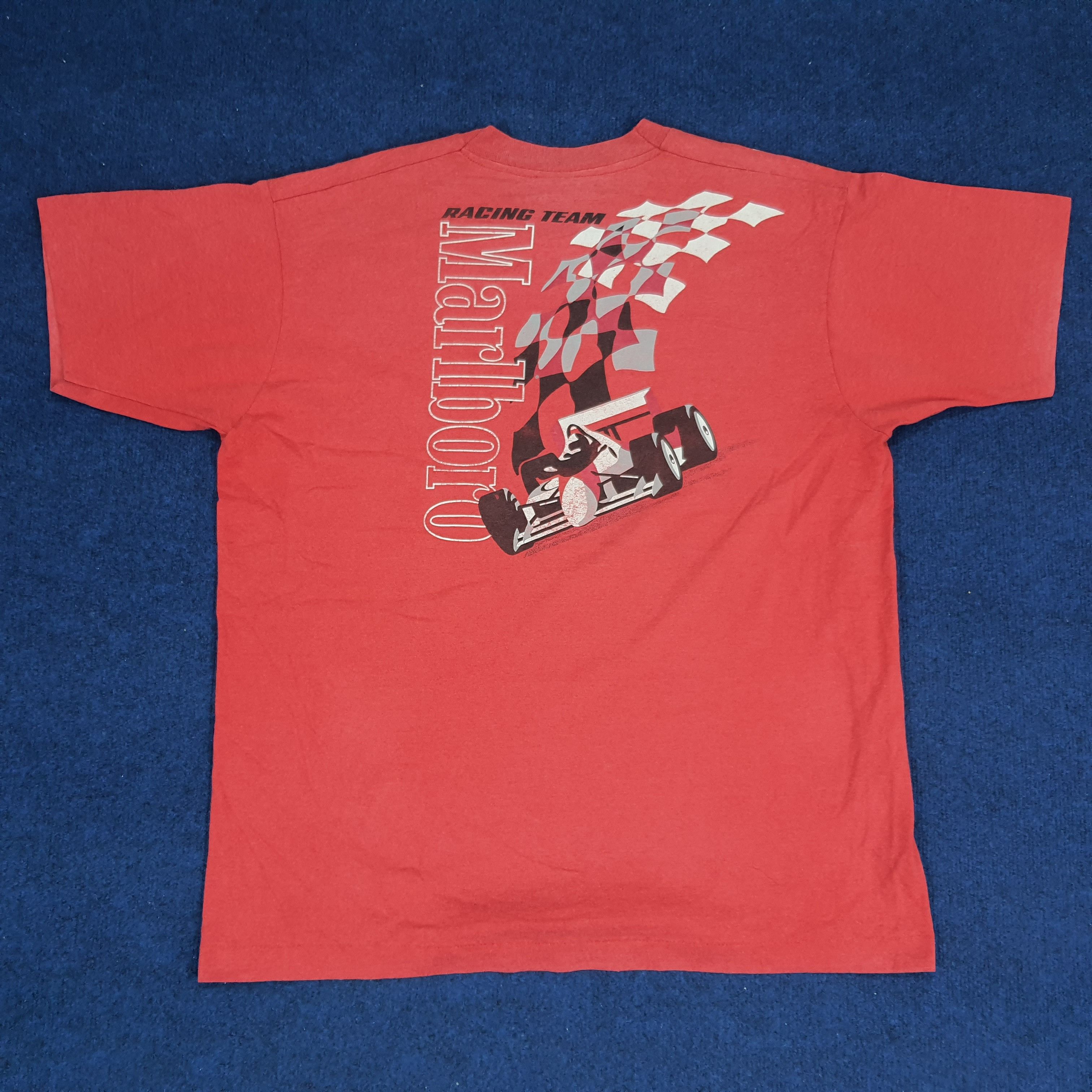 Marlboro × Vintage Vintage Marlboro Racing Team Motorsports Tshirt Size US XL / EU 56 / 4 - 1 Thumbnail