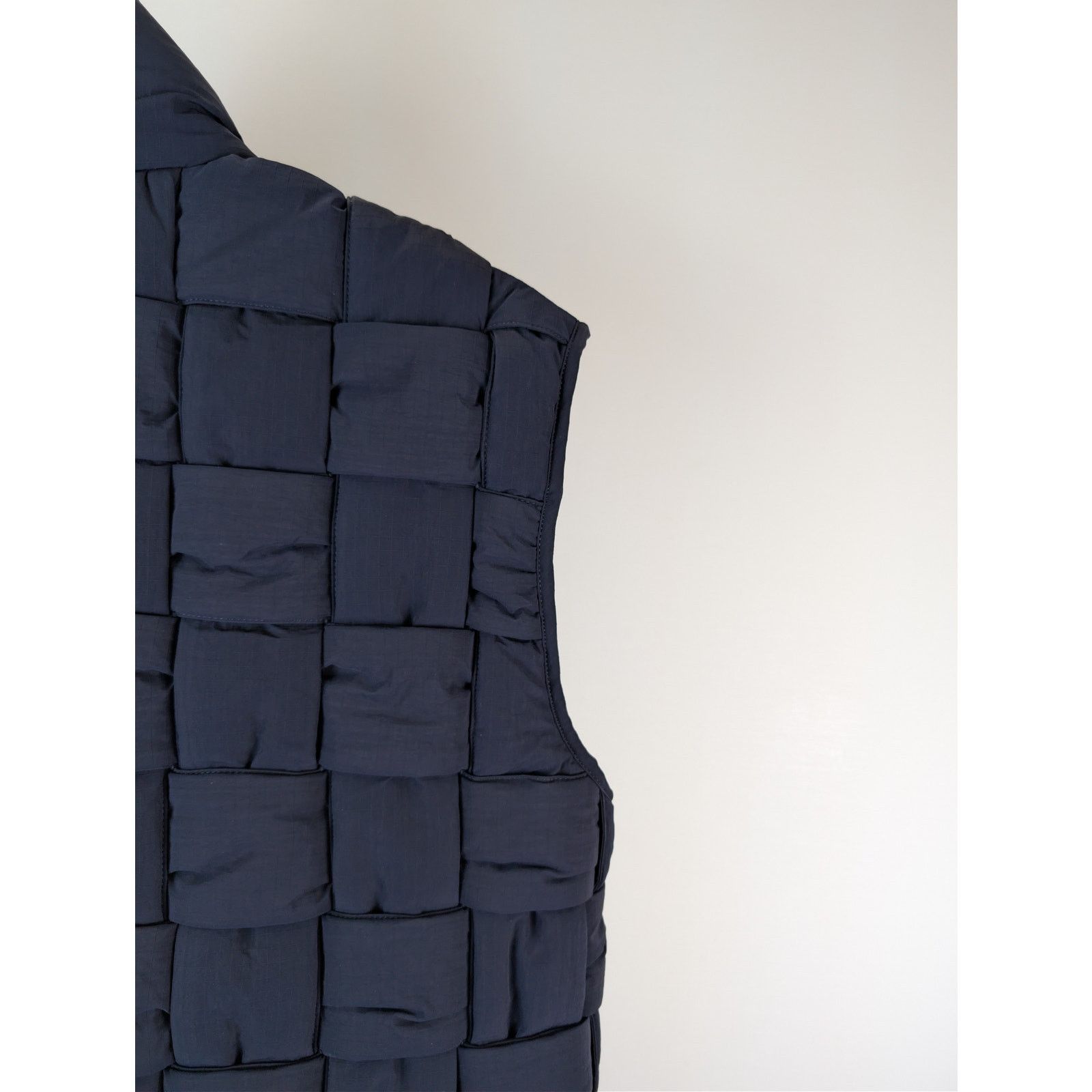 Bottega Veneta o1rshd1 Tech Rip-Stop Nylon Gilet Vest in Blue Size US M / EU 48-50 / 2 - 11 Thumbnail