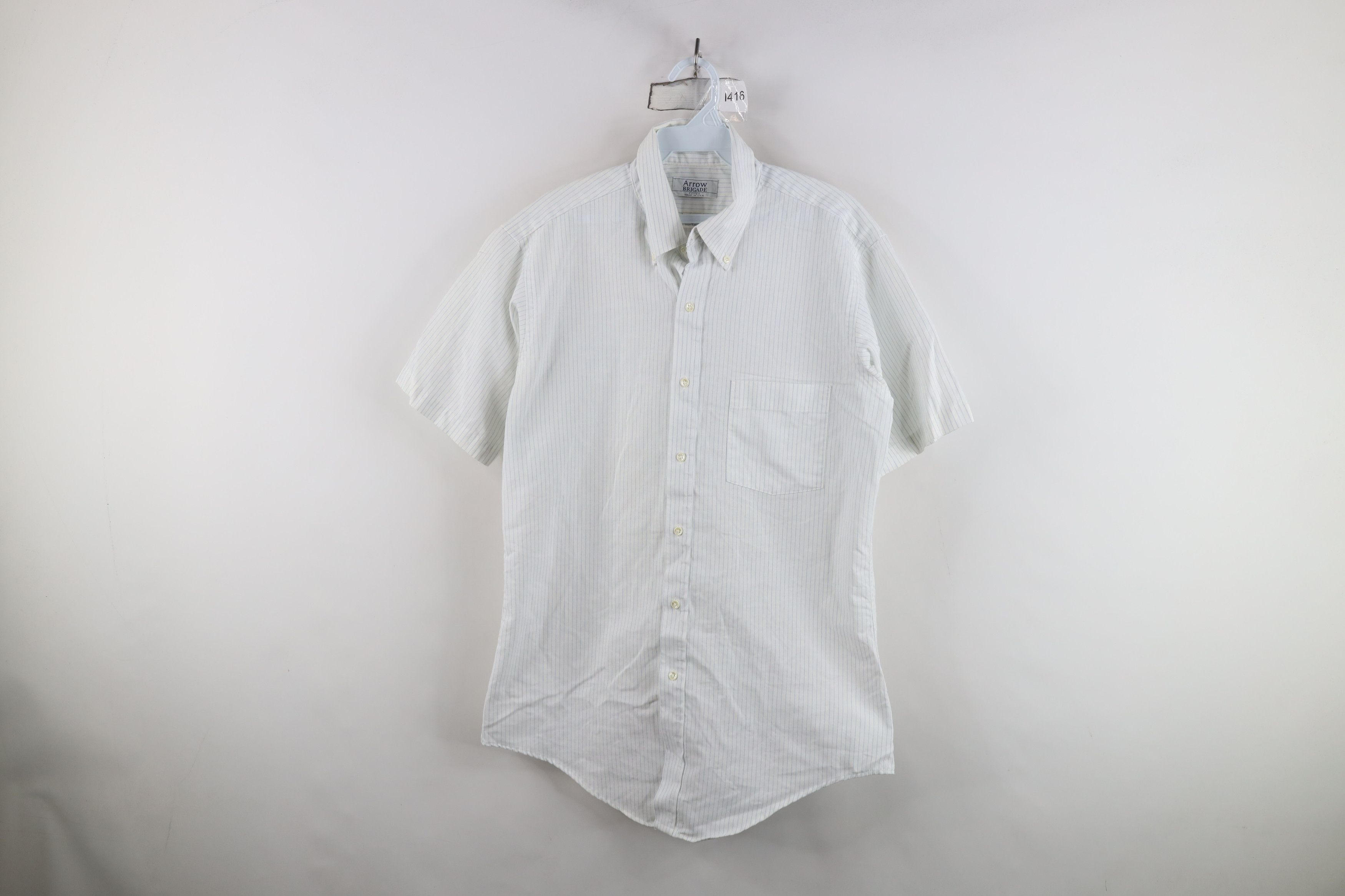 Vintage Vintage 70s Streetwear Oxford Button Down Shirt USA Size US M / EU 48-50 / 2 - 1 Thumbnail