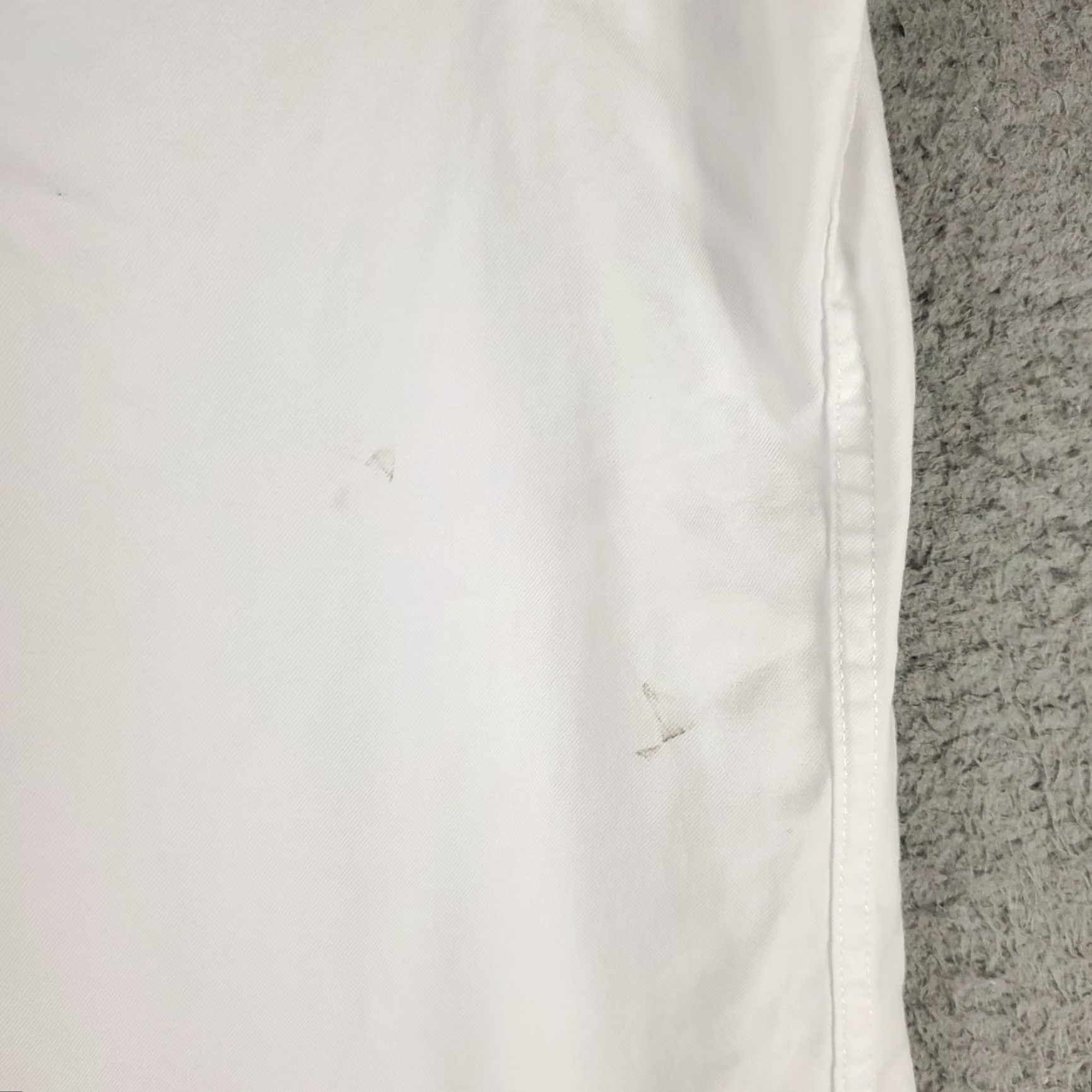 David Donahue VINTAGE David Donahue Dress Shirt Mens Size 17 White Cotton Long Sleeve Business Casual Formal Size 46R - 4 Thumbnail
